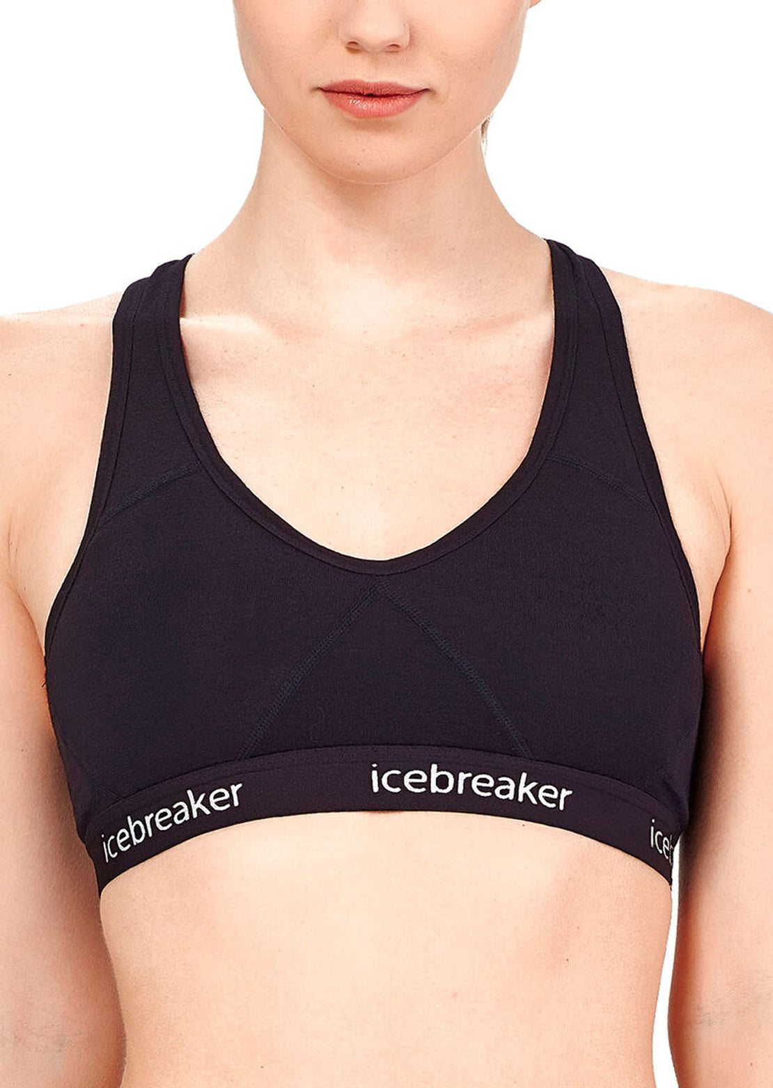 Icebreaker Women&#39;s Merino Sprite Racerback Bra Black