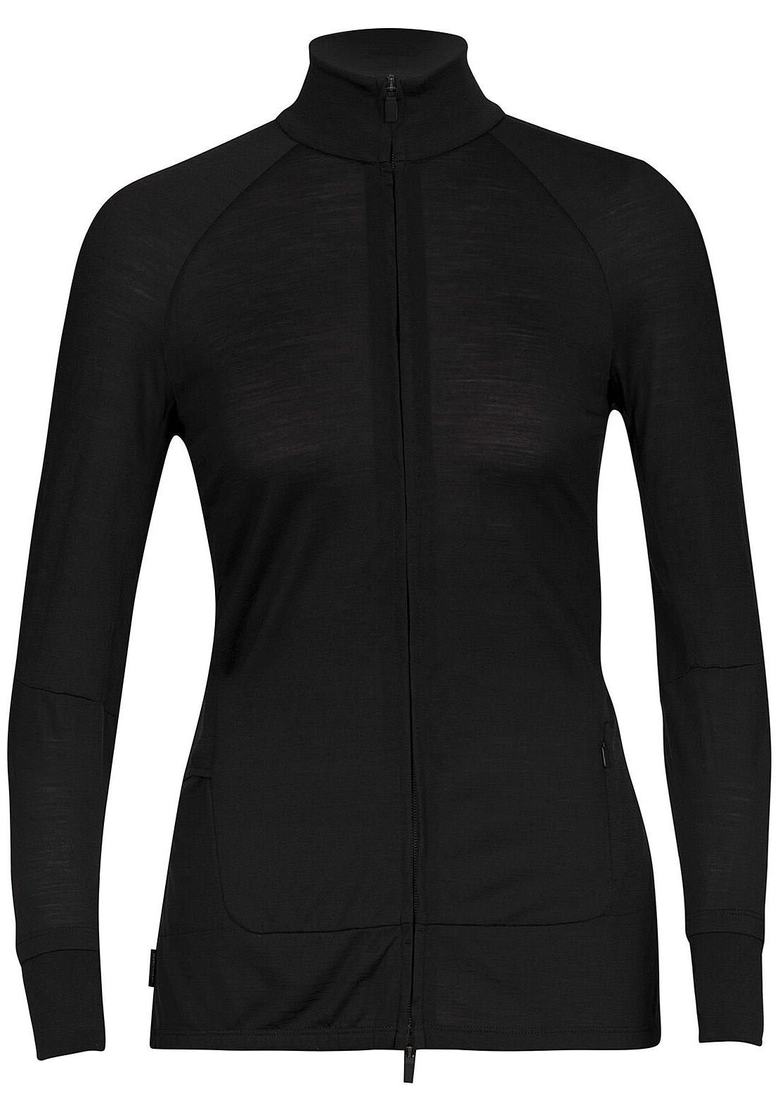 Icebreaker Women&#39;s ZoneKnit Long Sleeve Zip Jacket Black