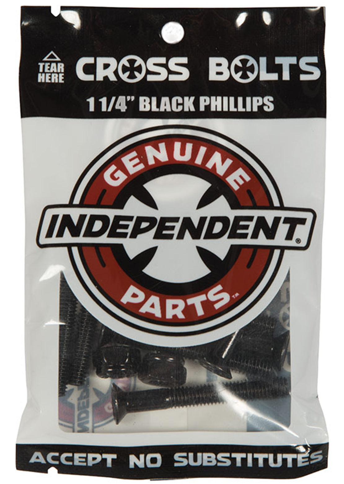 Independent Phillips Hardware Black 1.25&quot;