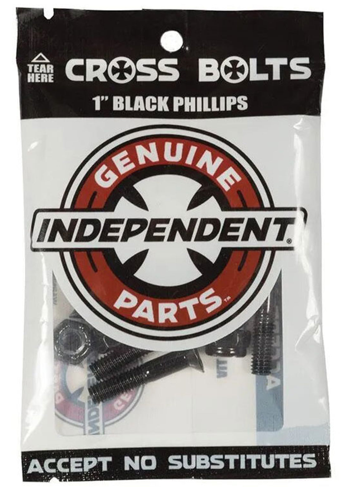 Independent Phillips Hardware Black 1&quot;