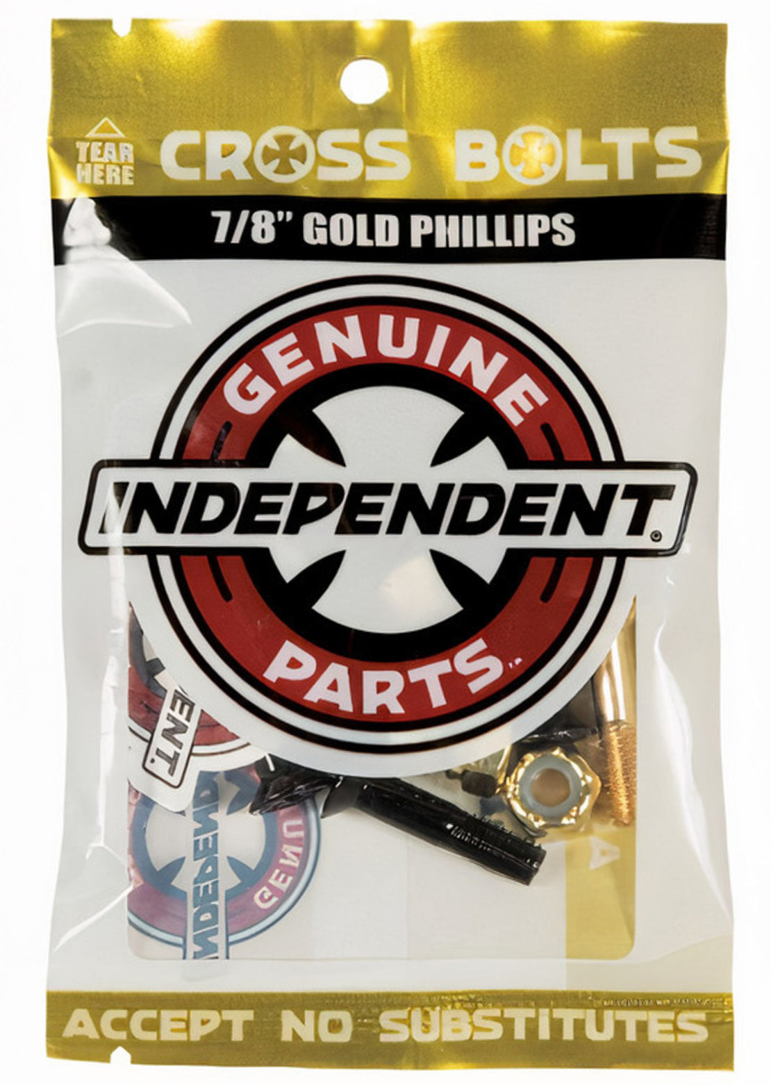Independent Phillips Hardware Black/Gold 7/8&quot;