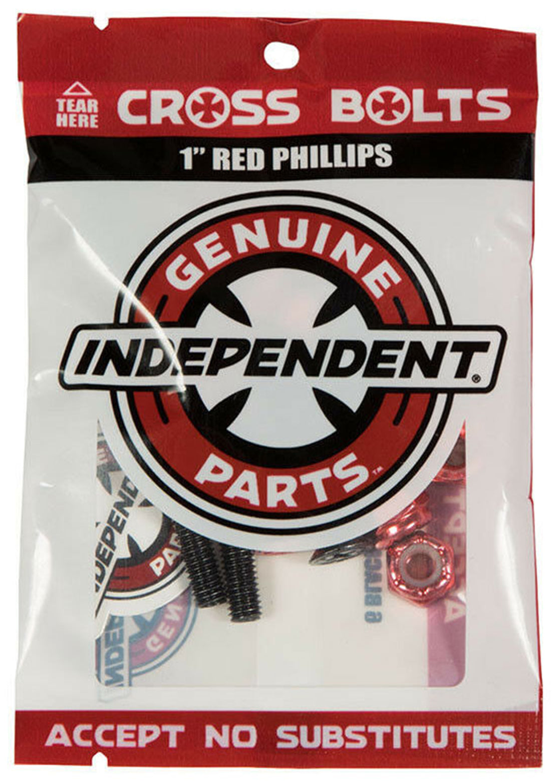 Independent Phillips Hardware Black/Red 1&quot;