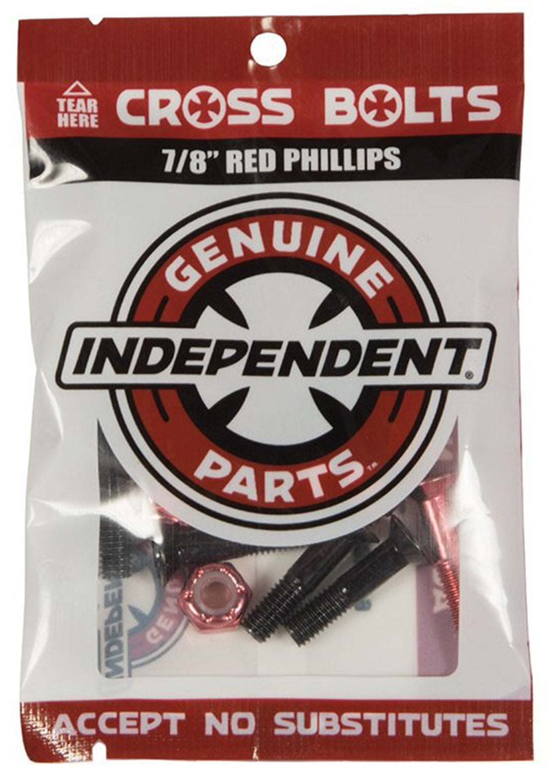 Independent Phillips Hardware Black/Red 7/8&quot;