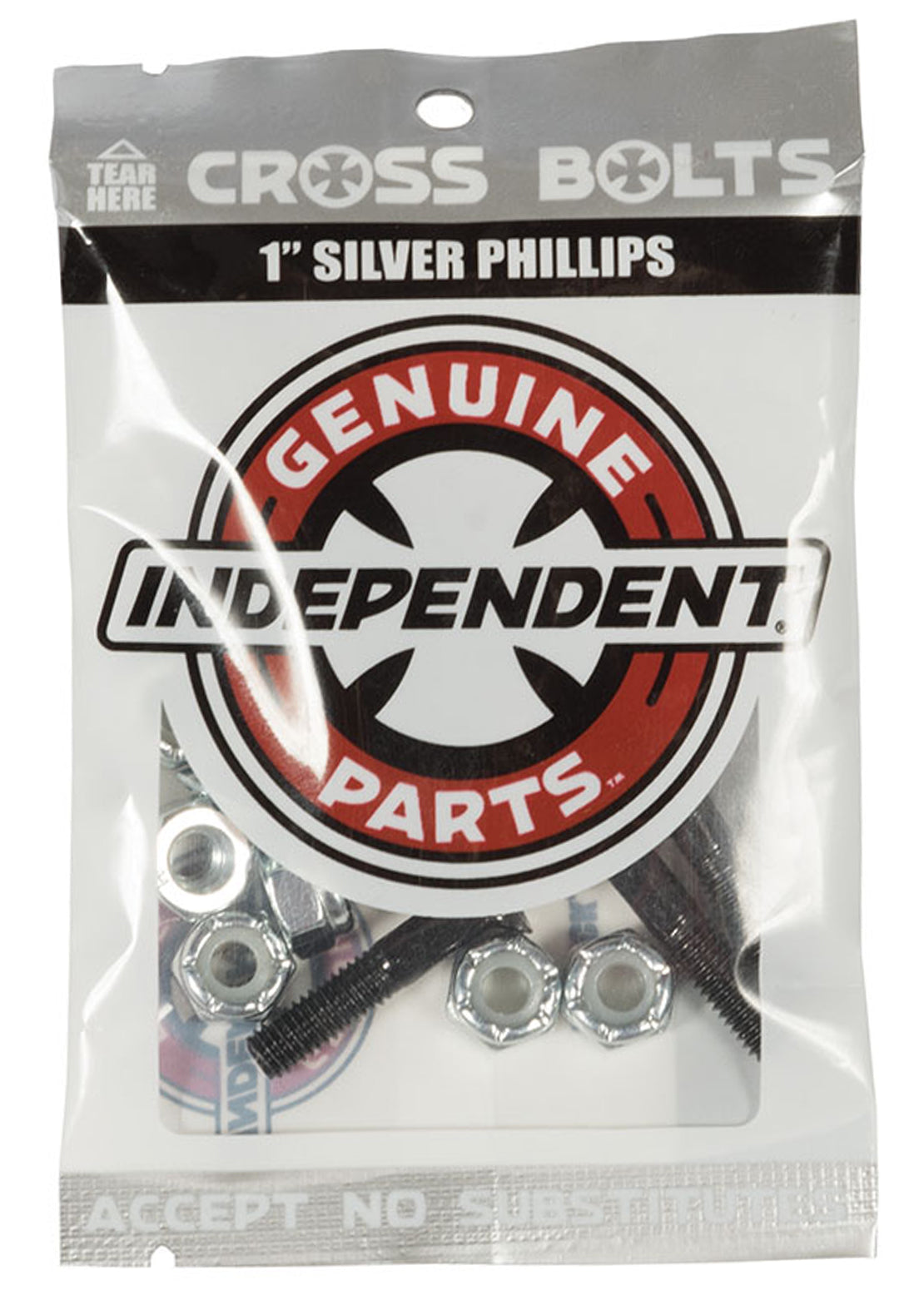 Independent Phillips Hardware Black/Silver 1&quot;