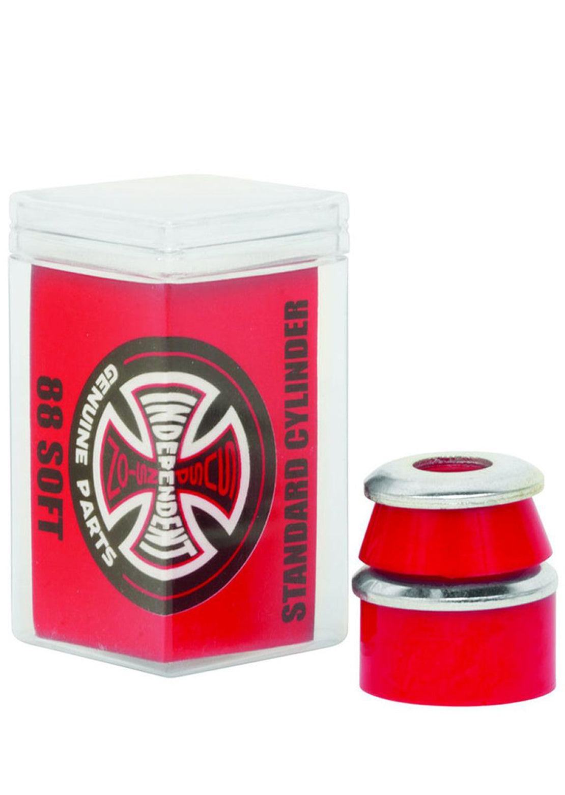Independent Standard Bushings Red - Cylinder - Soft - 88a