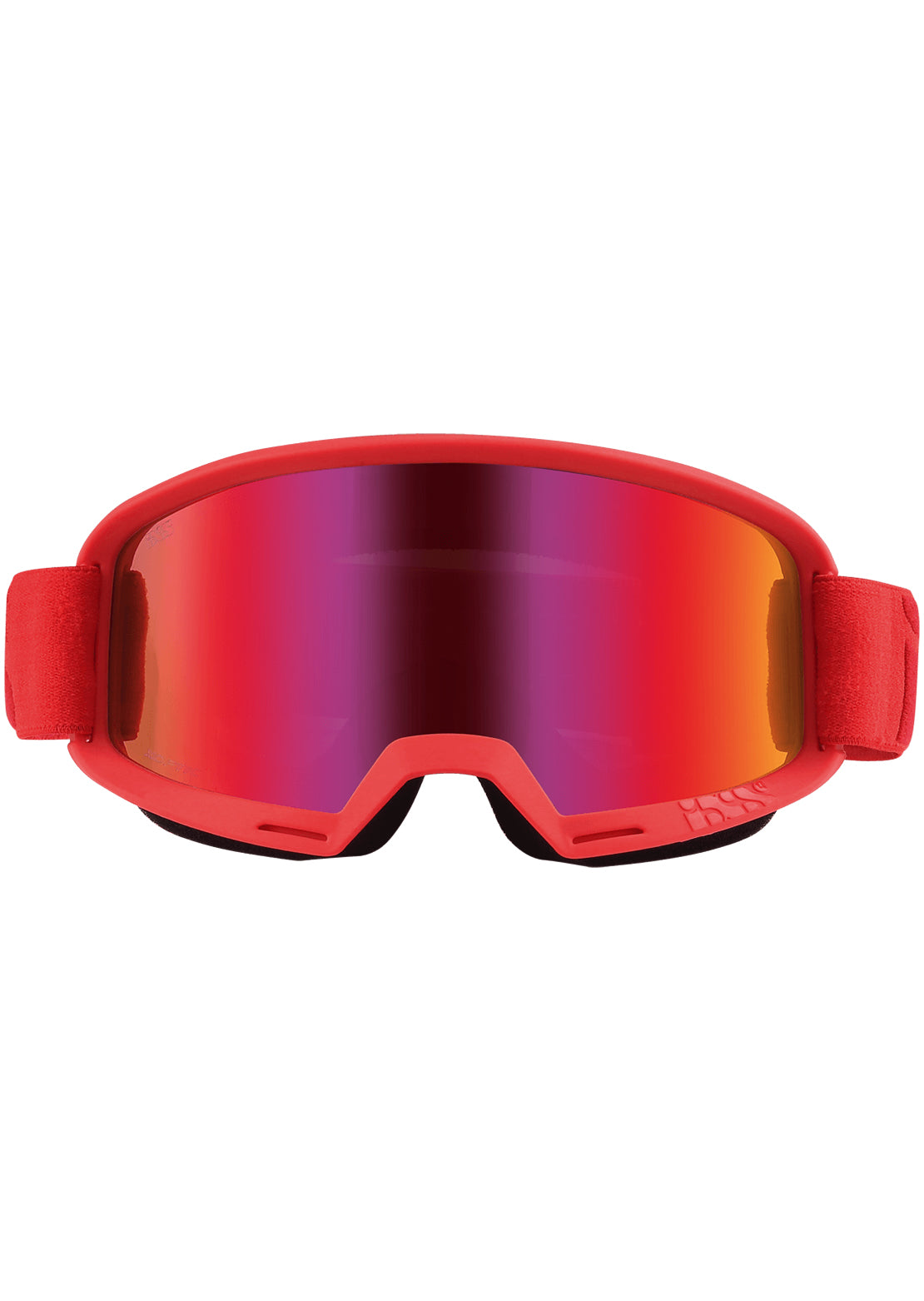 IXS Hack Goggle Red/Mirror Red