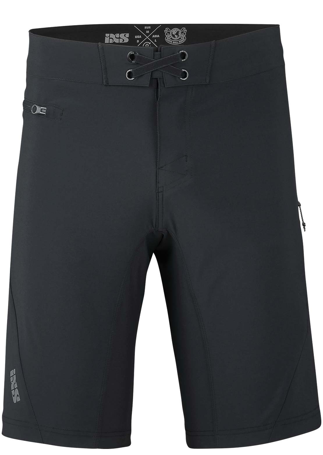 IXS Junior Flow XTG Mountain Bike Shorts Black