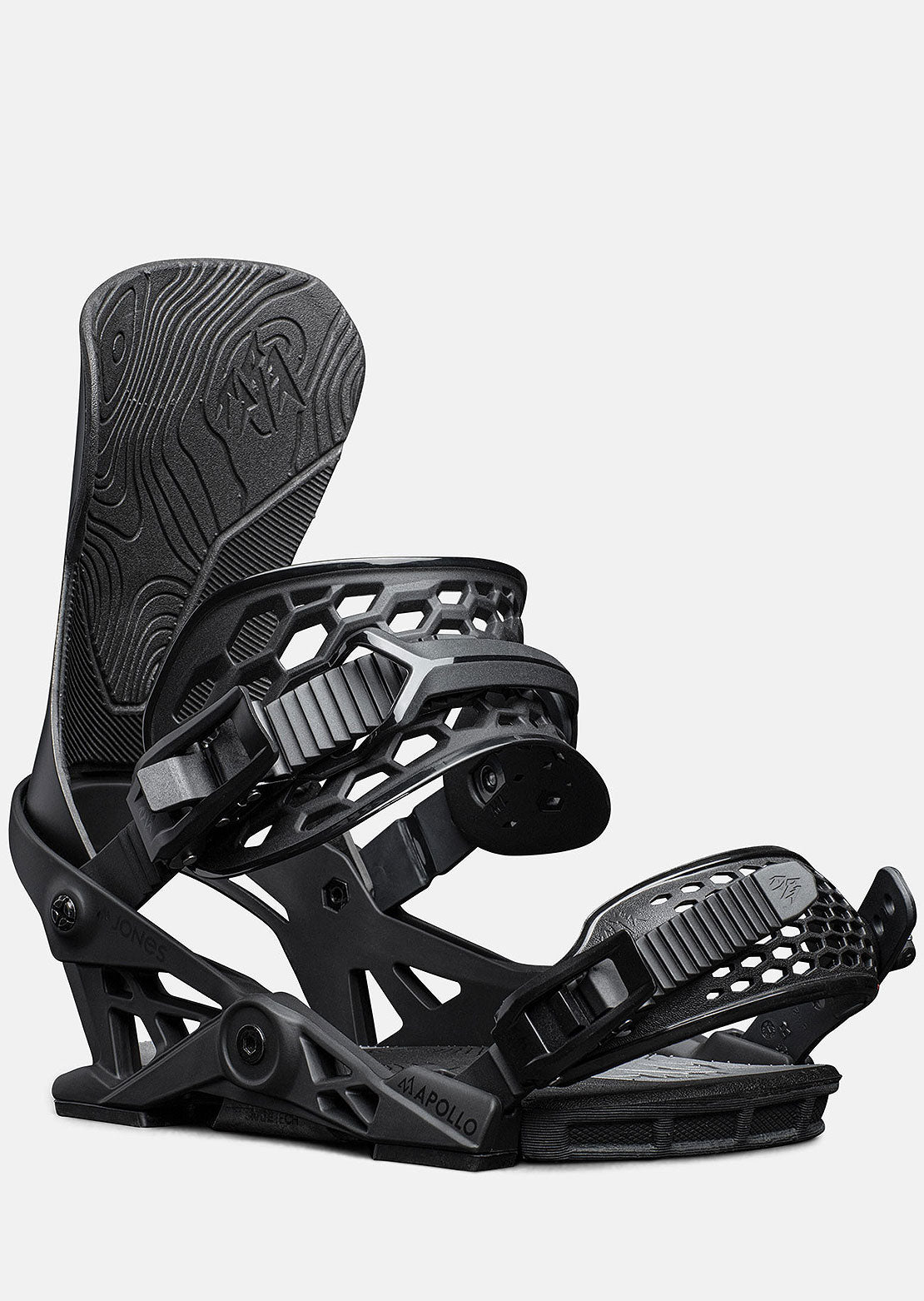 Jones Men&#39;s Apollo Snowboard Bindings Black