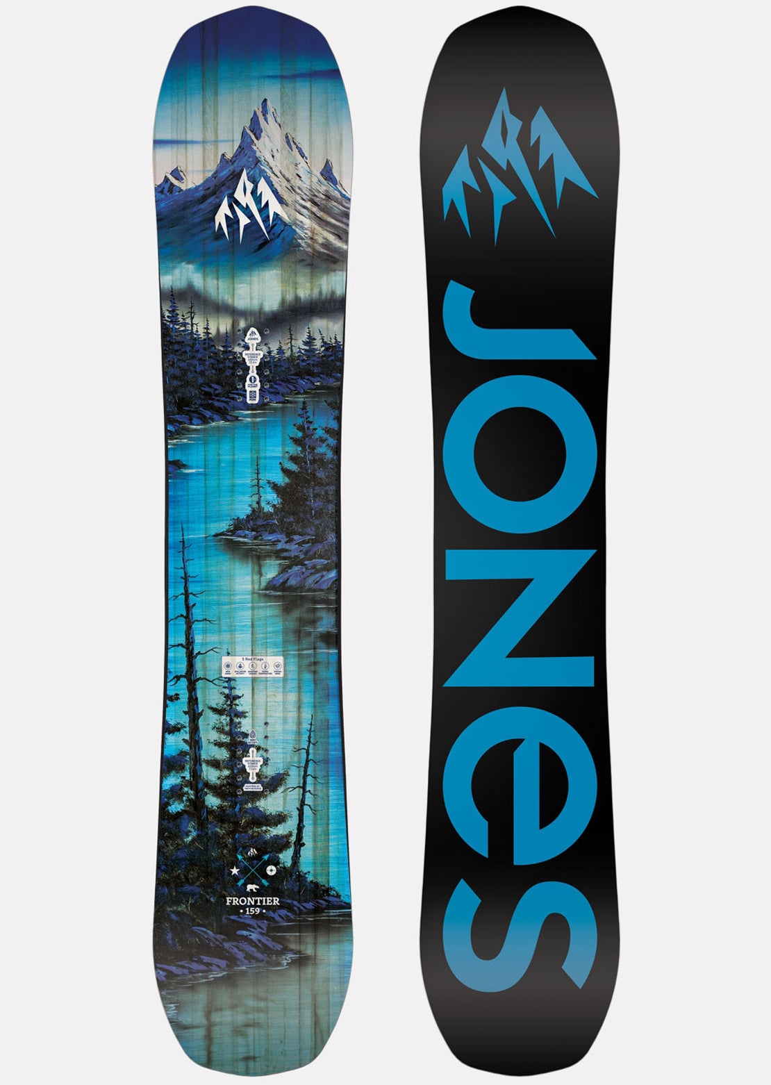 Jones Men&#39;s Frontier Snowboard - 152 cm Multi