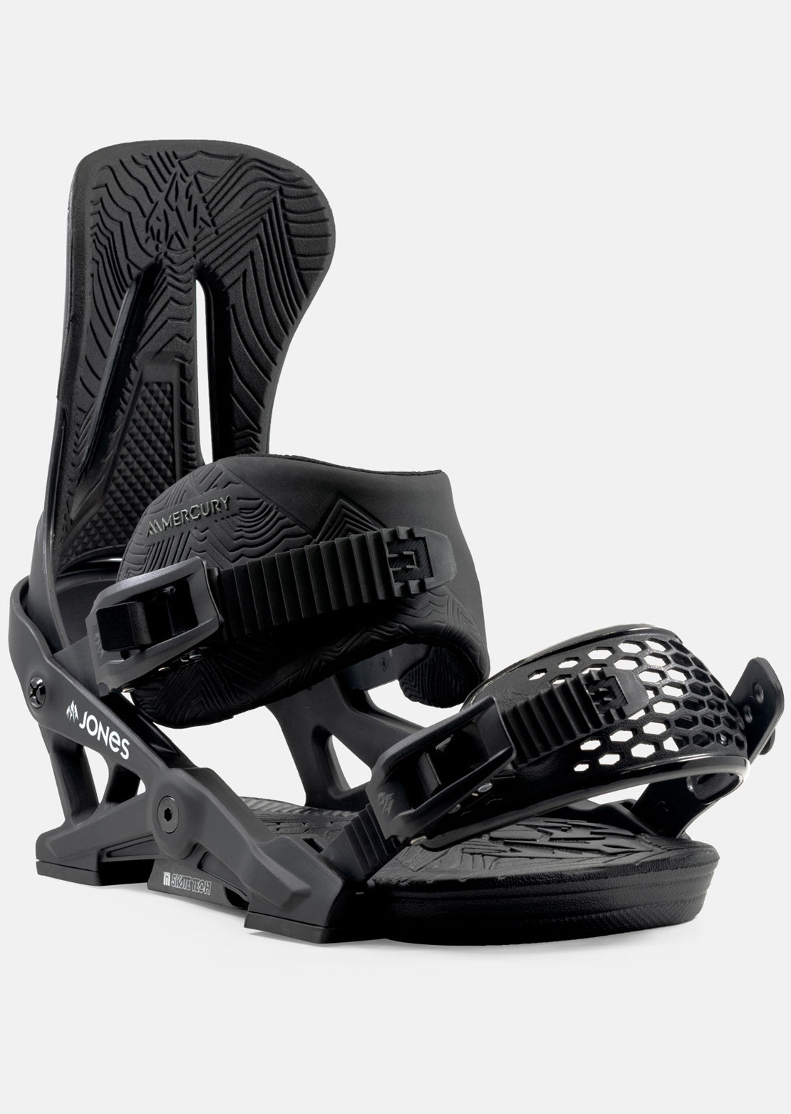 Jones Men&#39;s Mercury Snowboard Bindings Black
