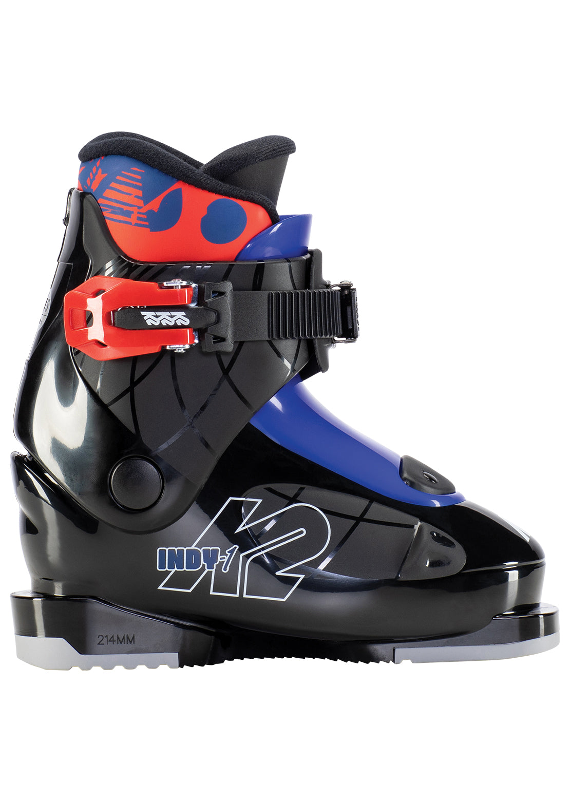 K2 Junior Indy 1 Ski Boots Black/Red