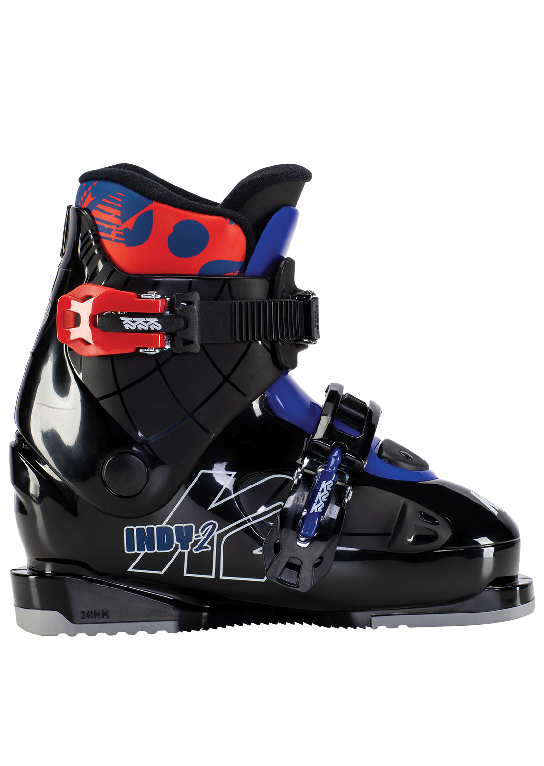 K2 Junior Indy 2 Ski Boots Black/Red