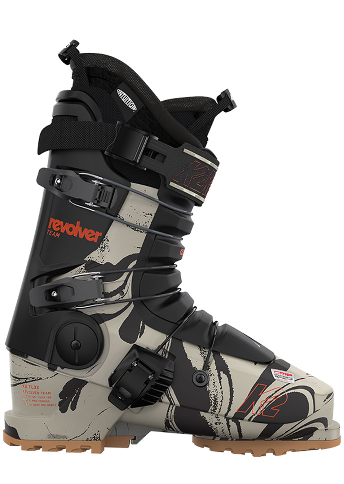 K2 Men&#39;s Revolver Team Ski Boots Beige Swirl