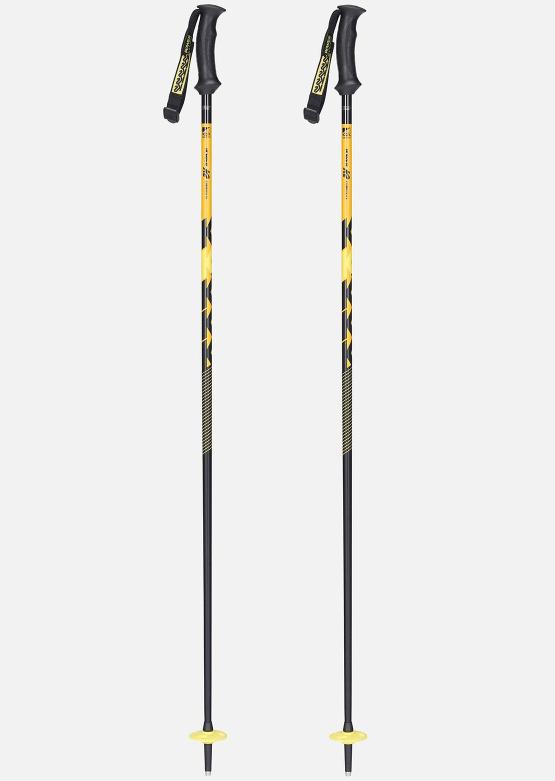 K2 Men's Power Composite Ski Poles Yellow