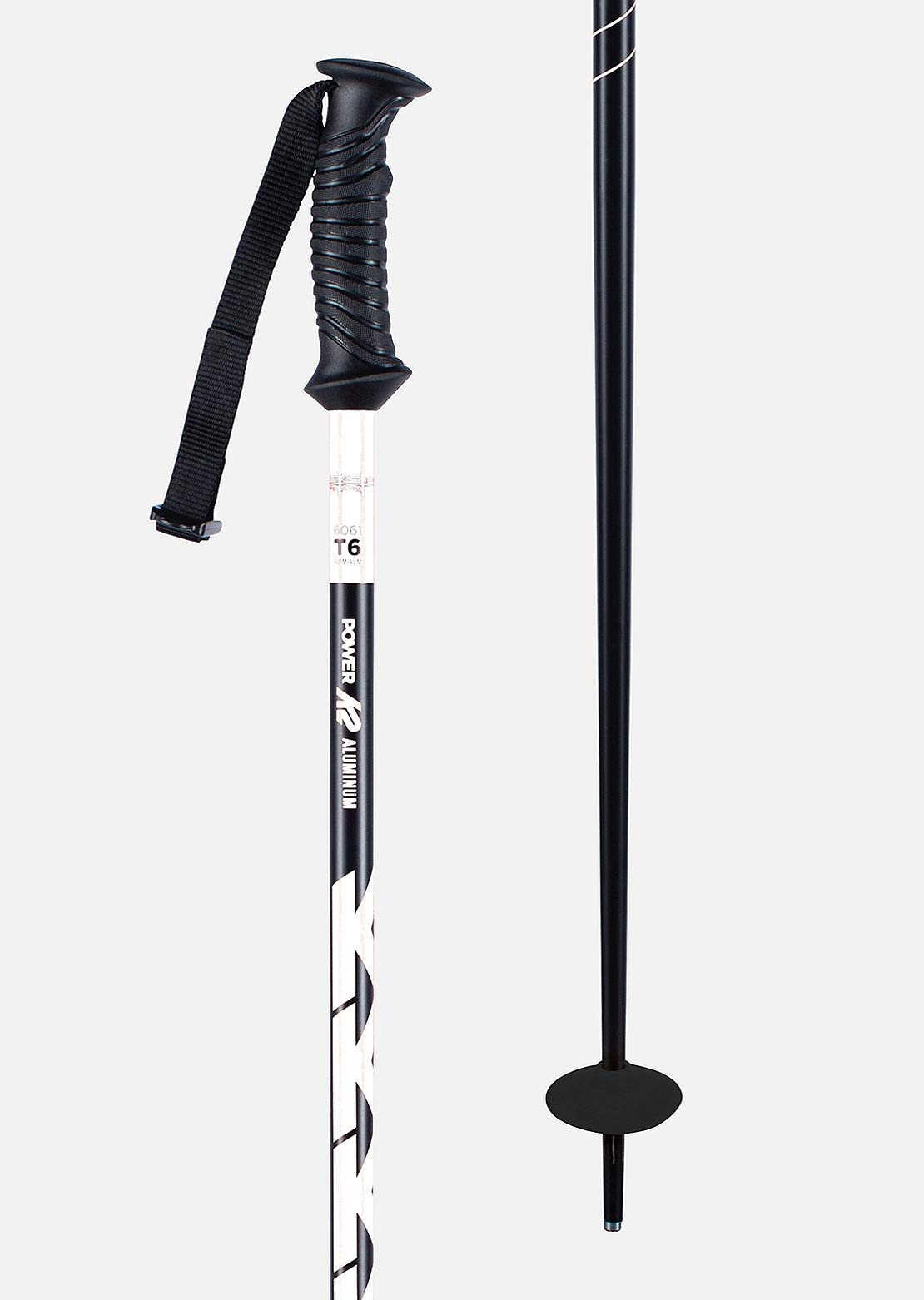 K2 Power Power Aluminium Ski Poles Black