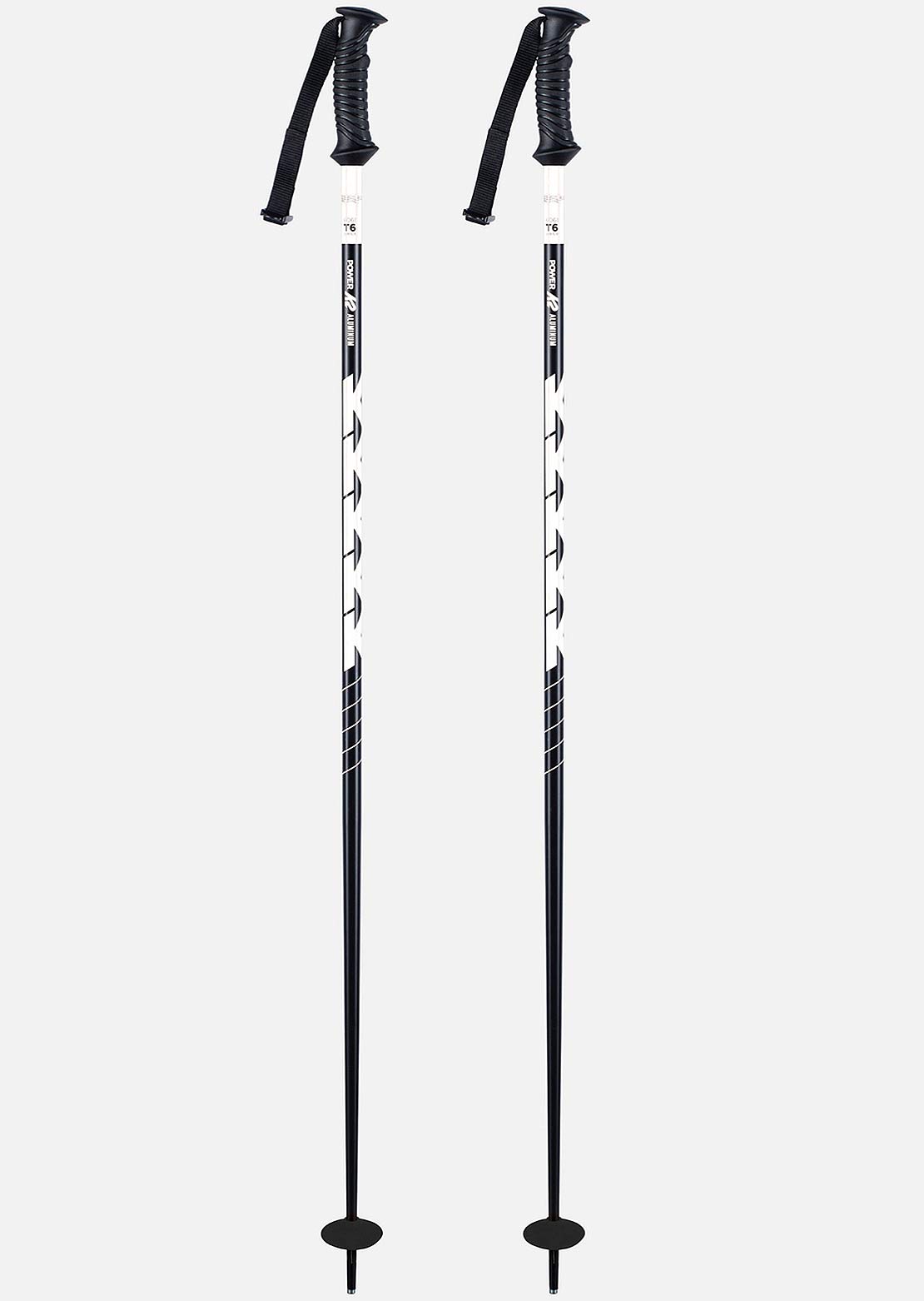 K2 Power Power Aluminium Ski Poles Black