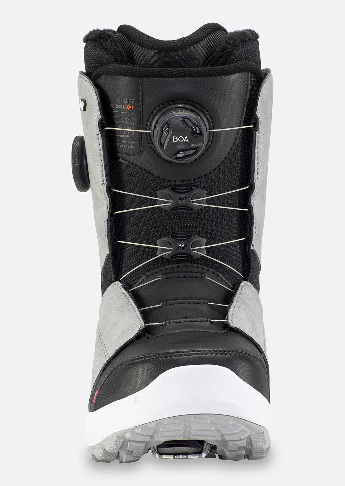 K2 Women&#39;s Kinsley Clicker Snowboard Boots Grey