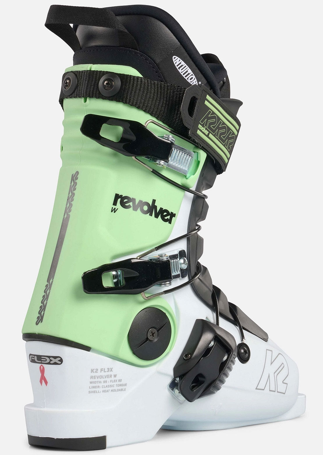 K2 Women's Revolver Ski Boots White/Teal