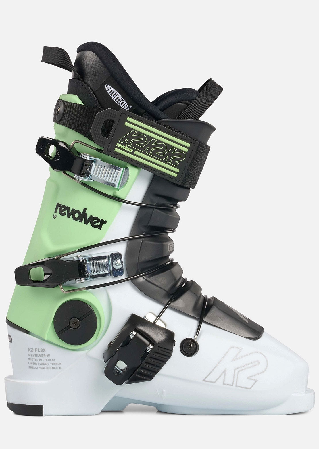 K2 Women's Revolver Ski Boots White/Teal