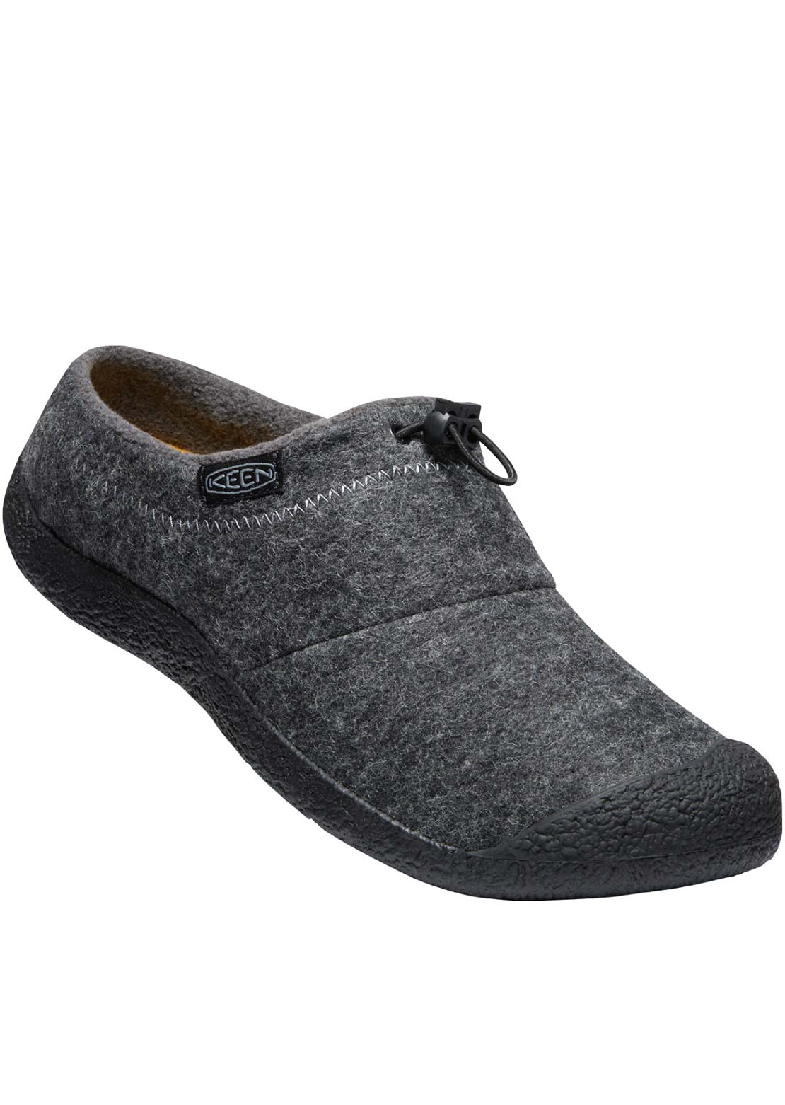 Keen Men&#39;s Howser III Slide Shoes Charcoal Grey Felt/Black