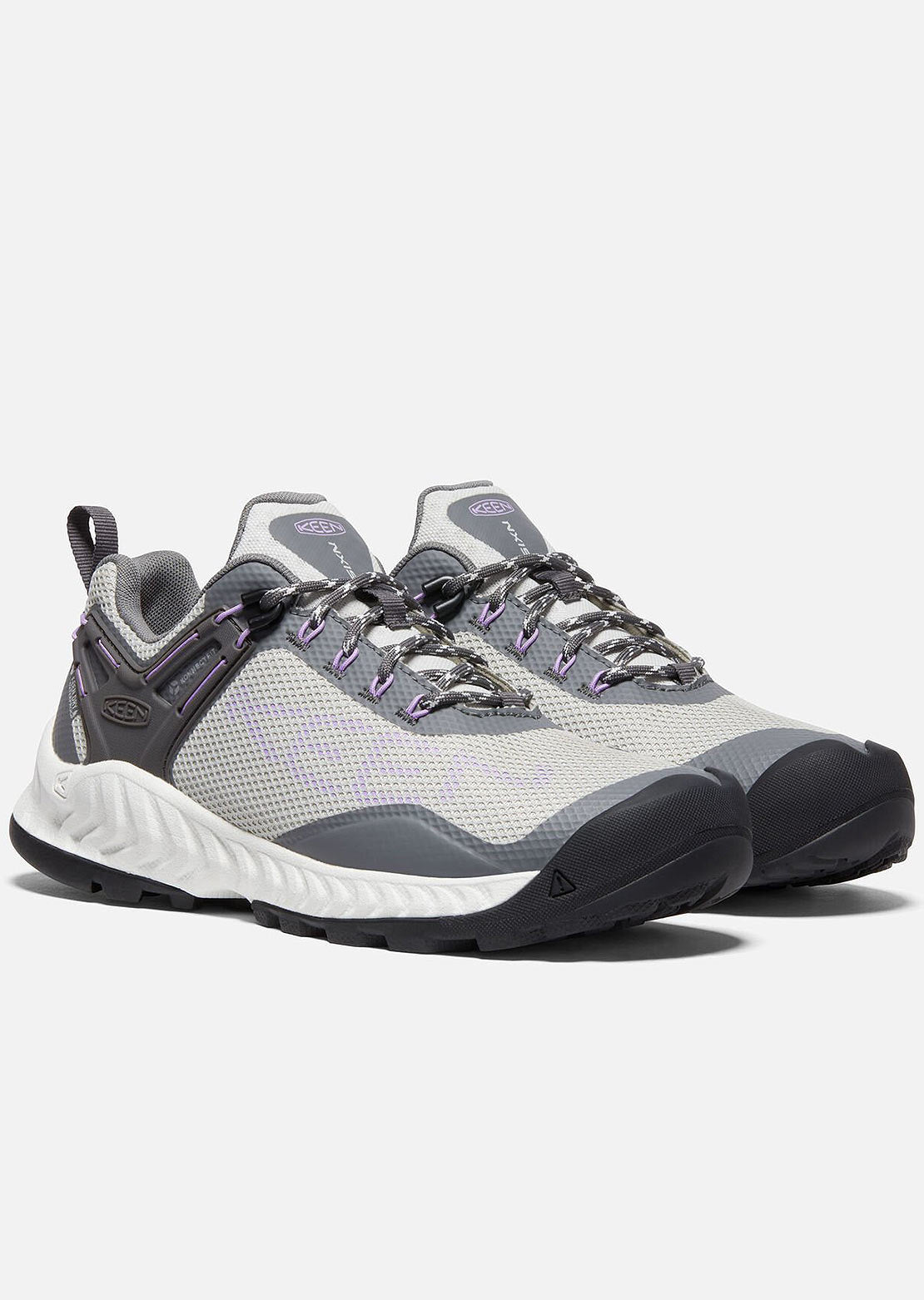 KEEN Women&#39;s Nxis Evo Waterproof Shoes Steel Grey/English Lavender
