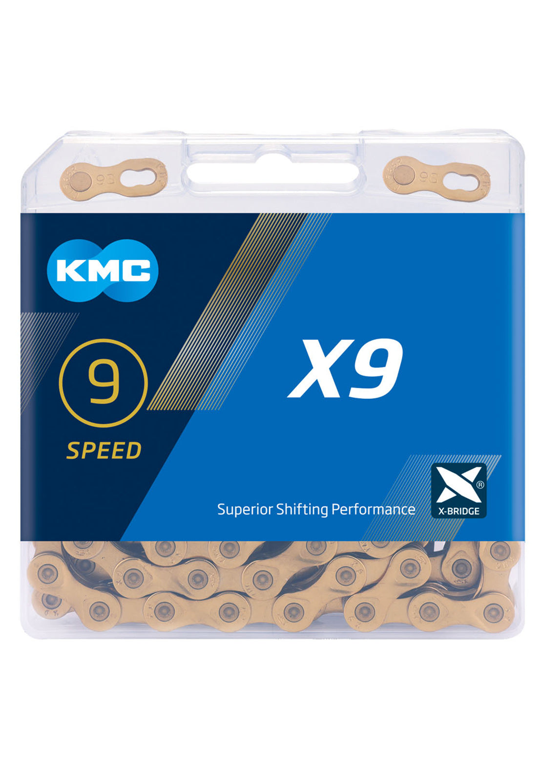 KMC 9X 9-Speed Mountain Bike Chain Silver/Grey