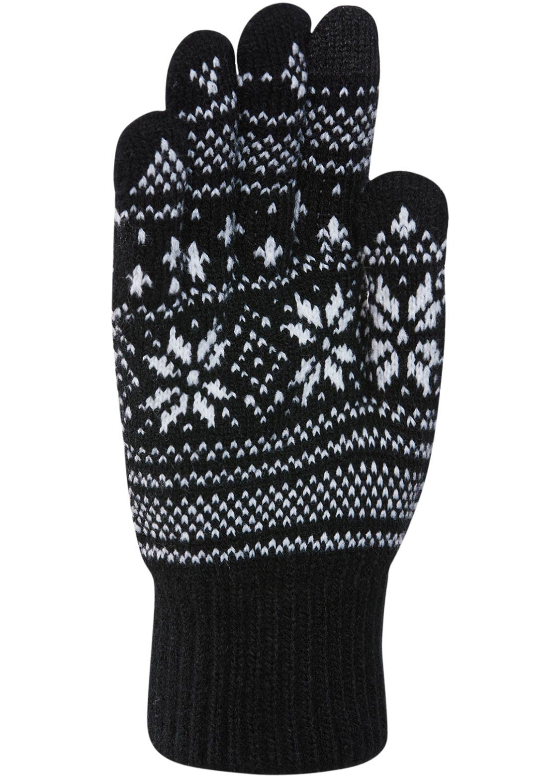 Kombi Nordic Gloves Black