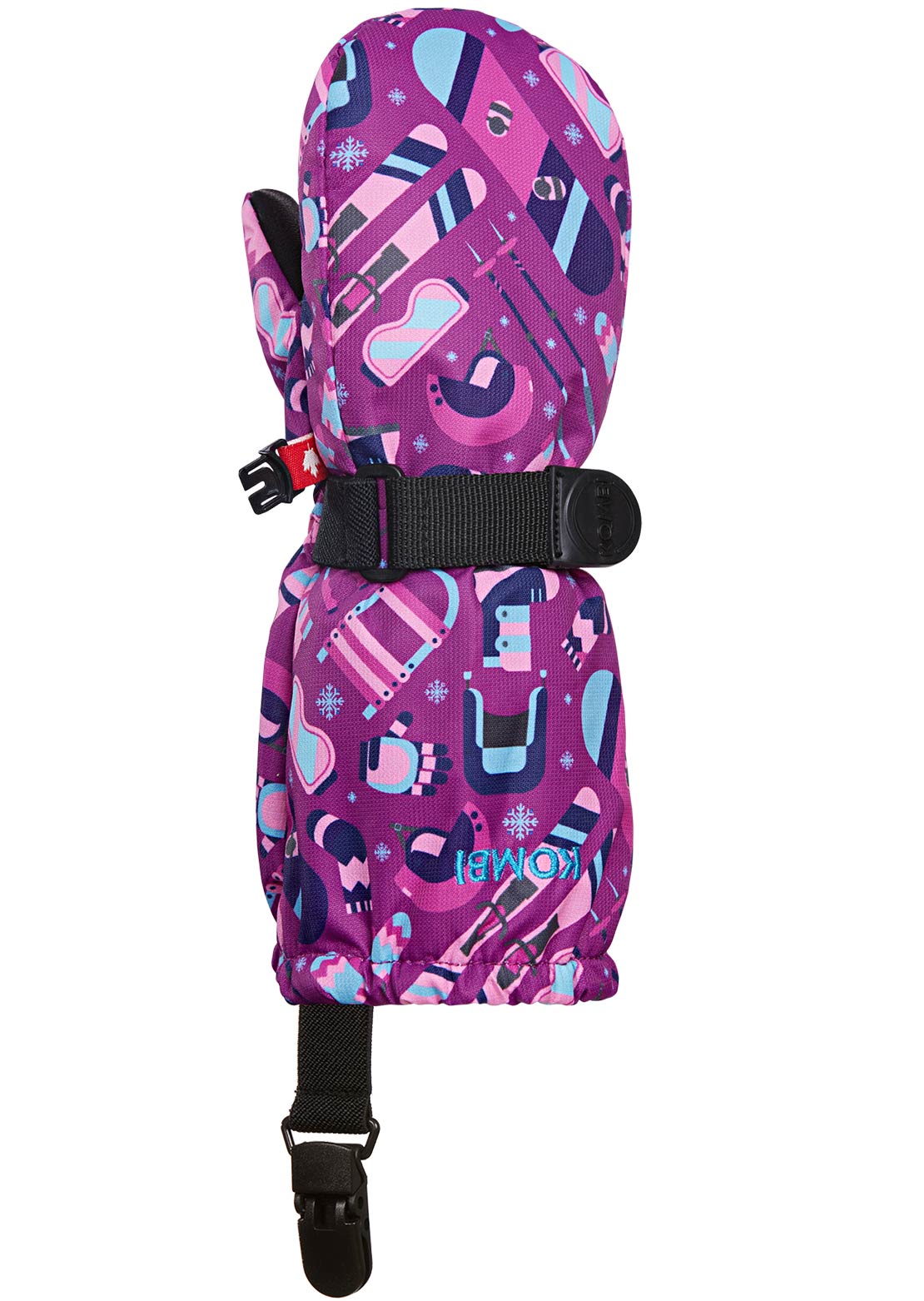 Kombi Toddler The Crazy Cariboo Mitts Orchid Ski Gear