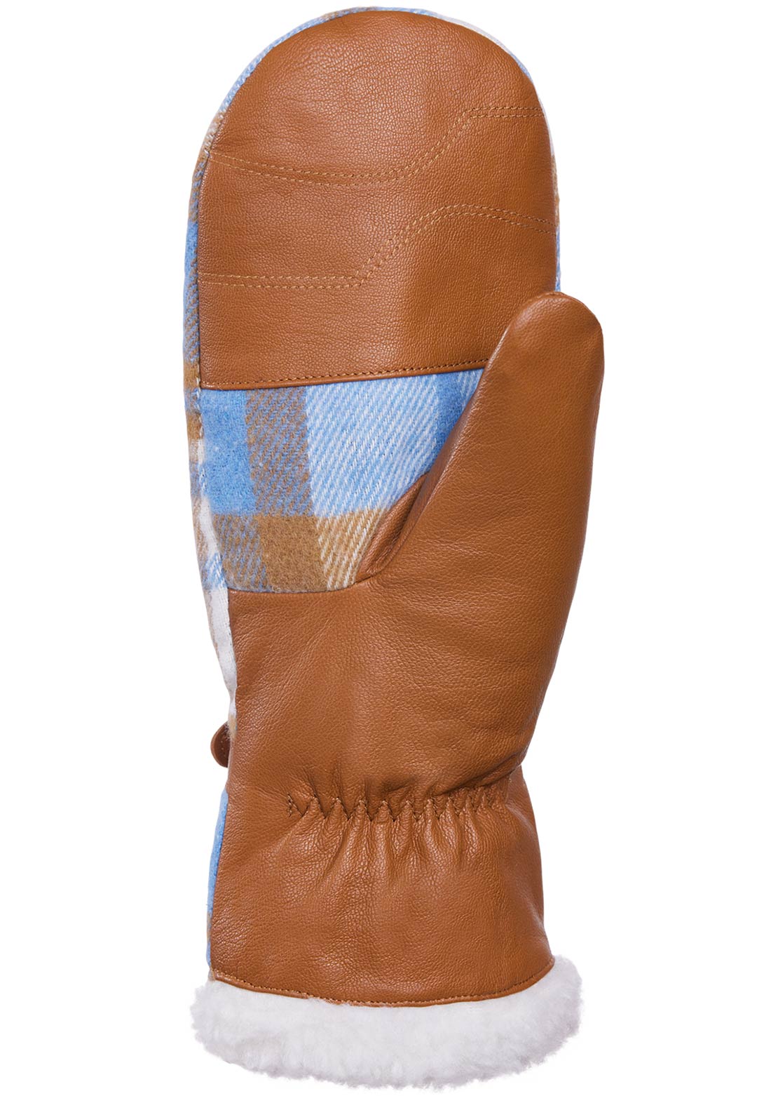 Kombi Women's La Darling Mitts Silky Blue Tartan