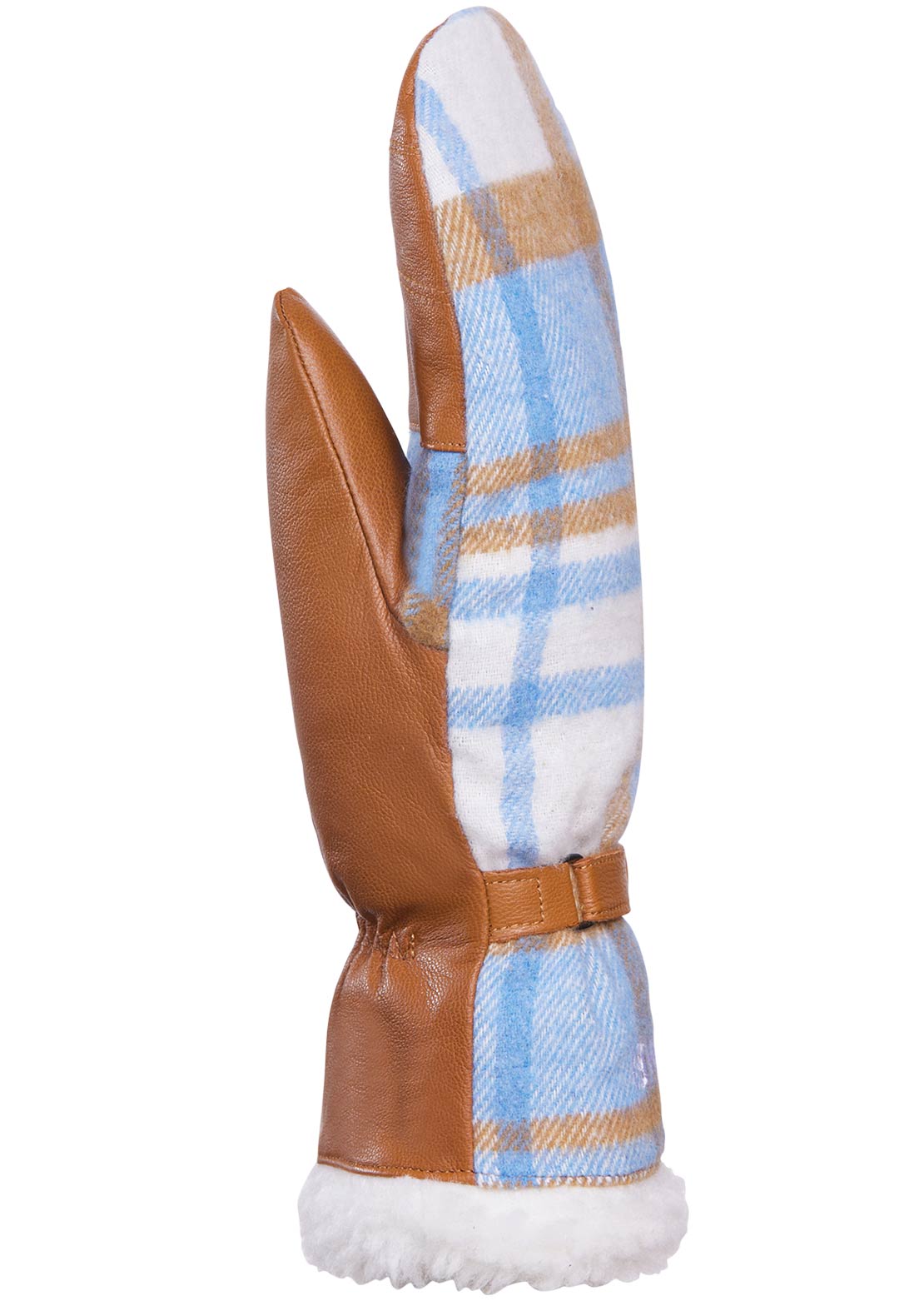 Kombi Women's La Darling Mitts Silky Blue Tartan