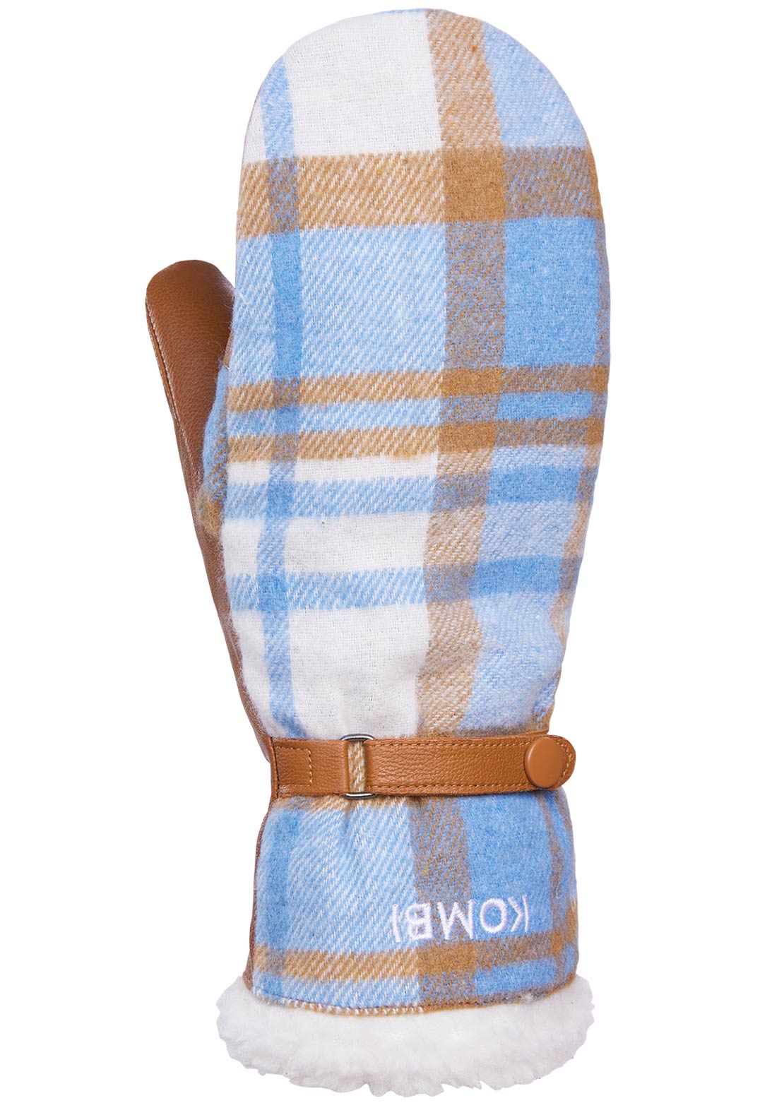 Kombi Women's La Darling Mitts Silky Blue Tartan