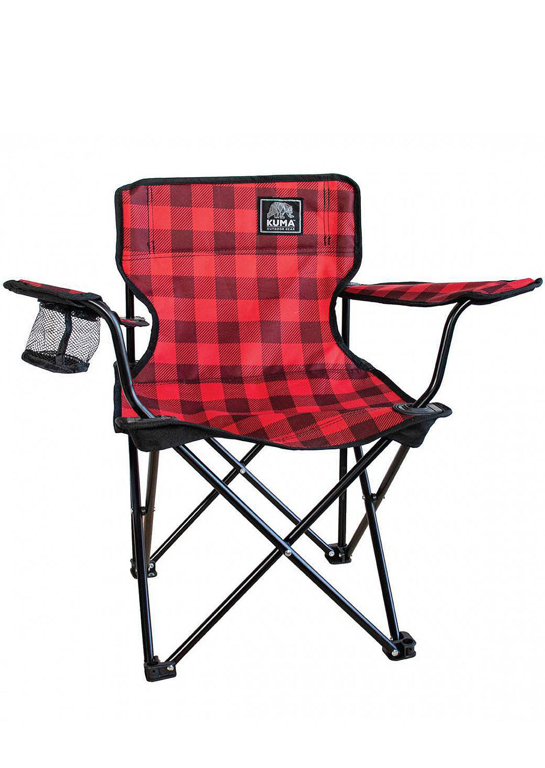 Kuma Outdoor Gear Junior Cub Chair Red/Black Plaid