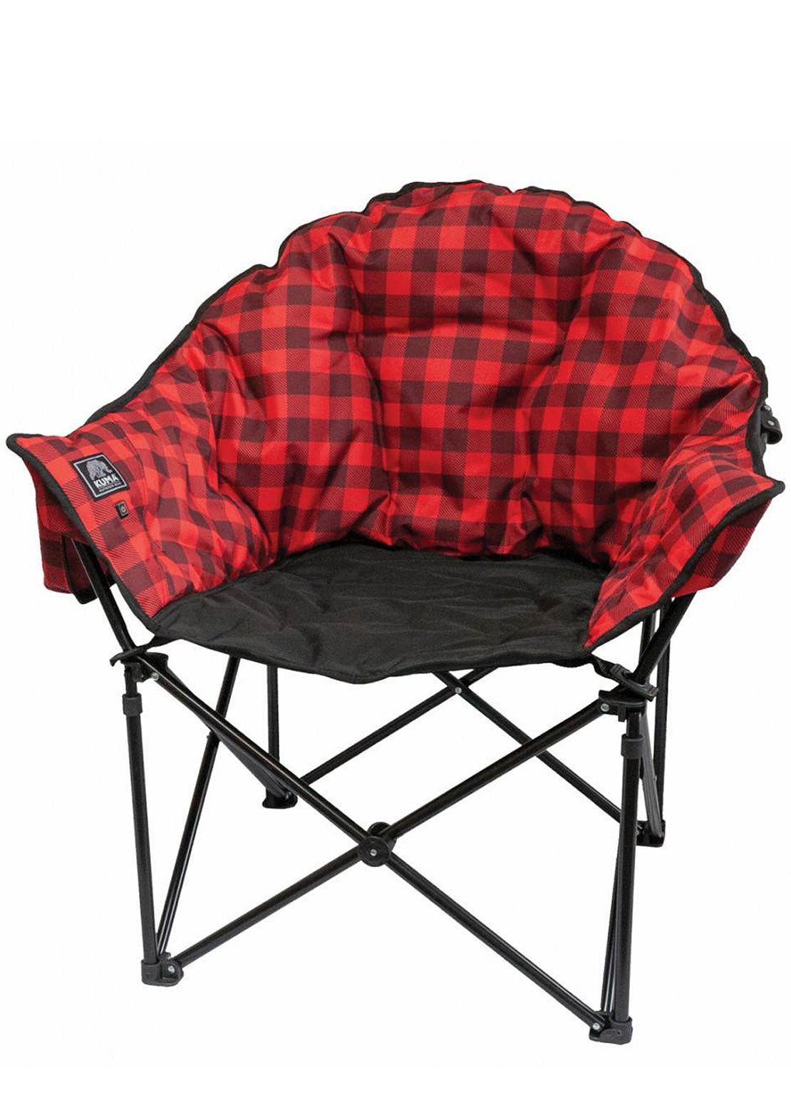 Kuma Outdoor Gear Lazy Bear Heated Chair With Power Bank Red/Black Plaid