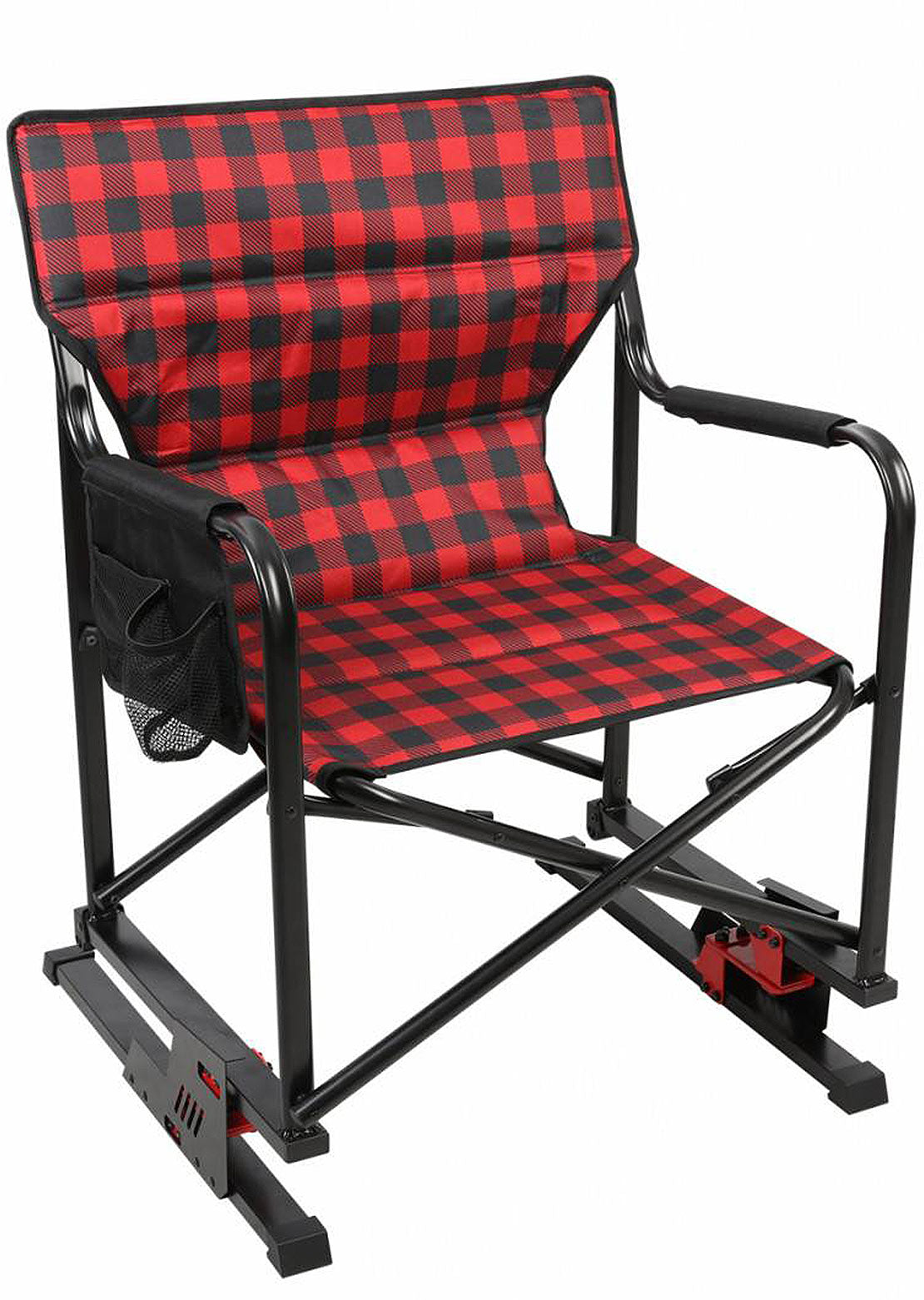 Kuma Outdoor Gear Spring Bear Chair - Quad Fold Red/Black