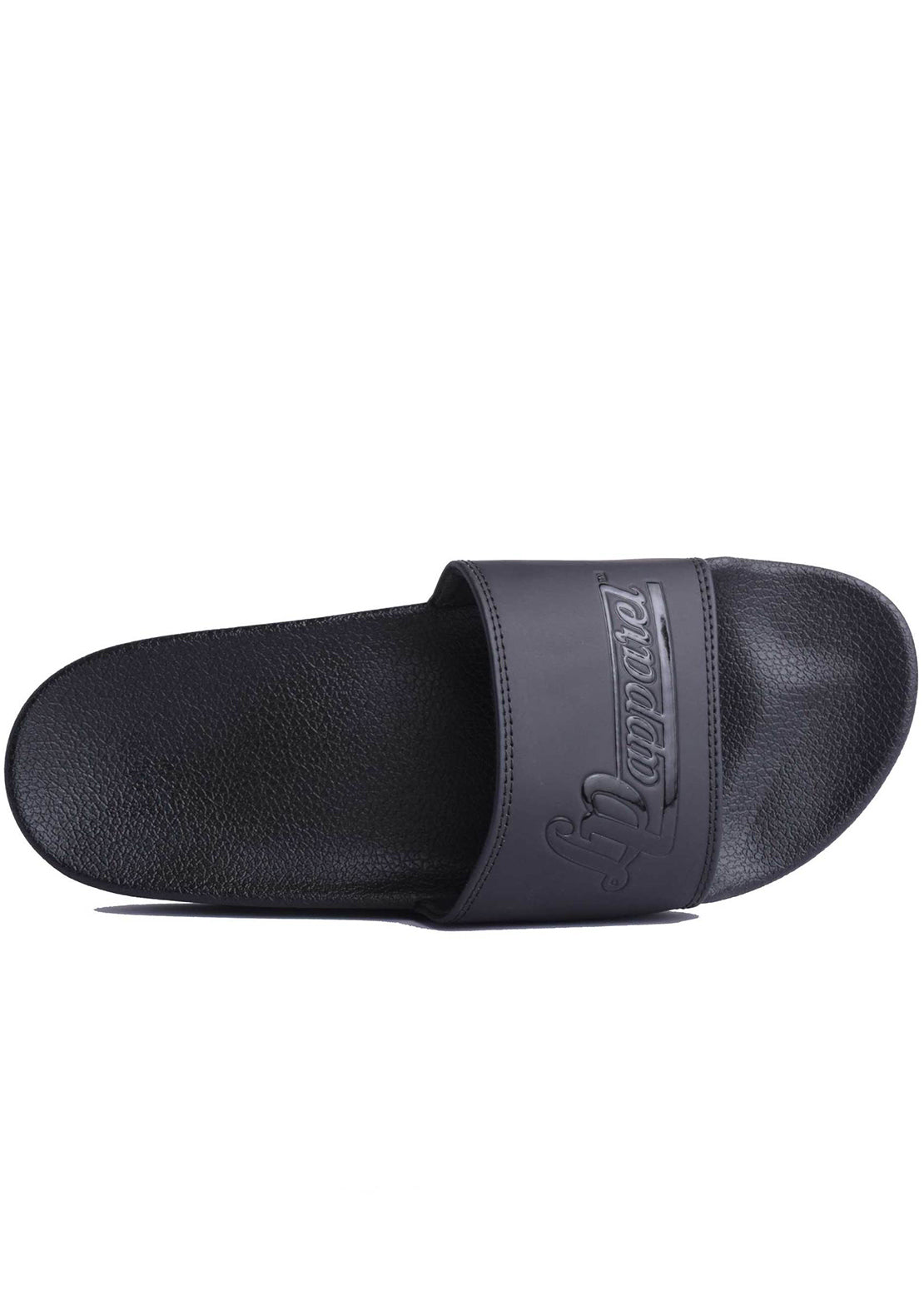 L&amp;P Junior Slide Sandals Black On Black