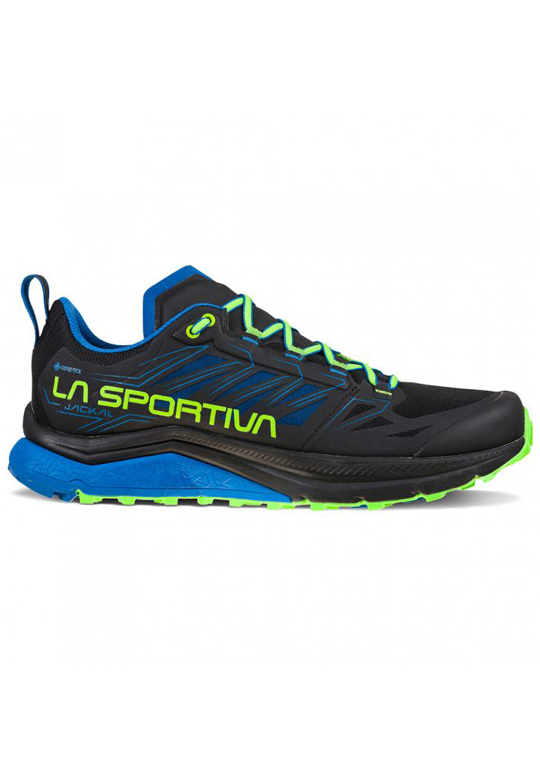La Sportiva Men&#39;s Jackal GTX Shoes Black/Aquarius Side