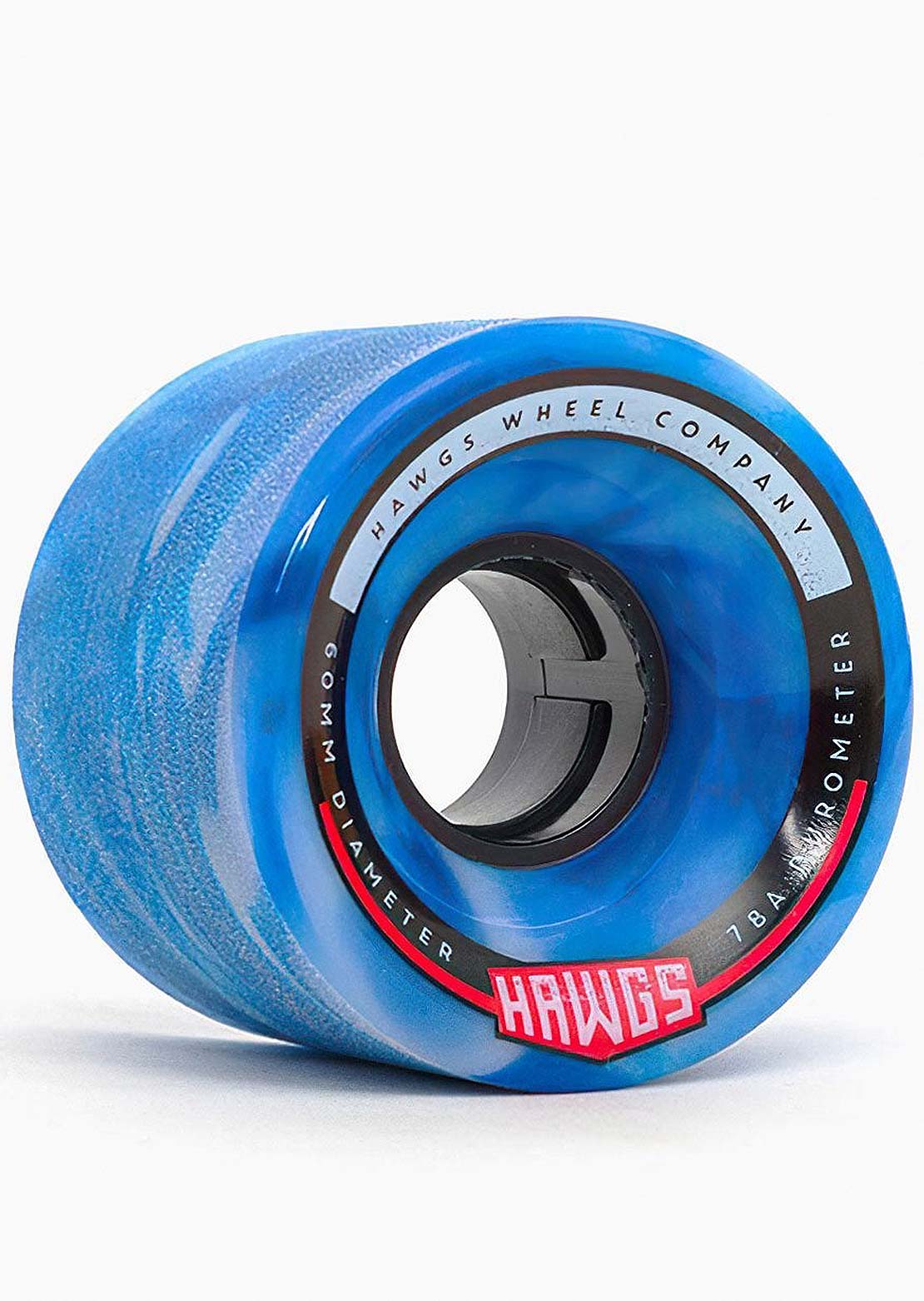 Landyachtz Chubby Hawgs Swirl 78a Stone Wheels Blue/White