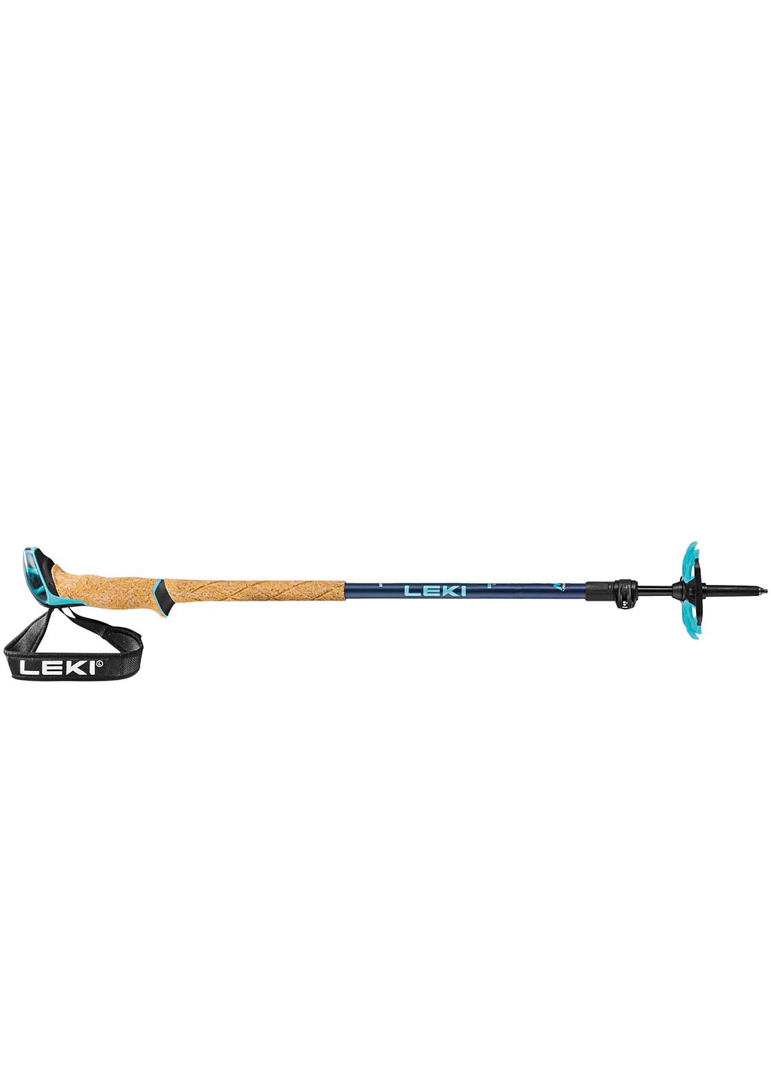 Leki Bernina Lite 2 Ski Poles Midnight Blue/Mint