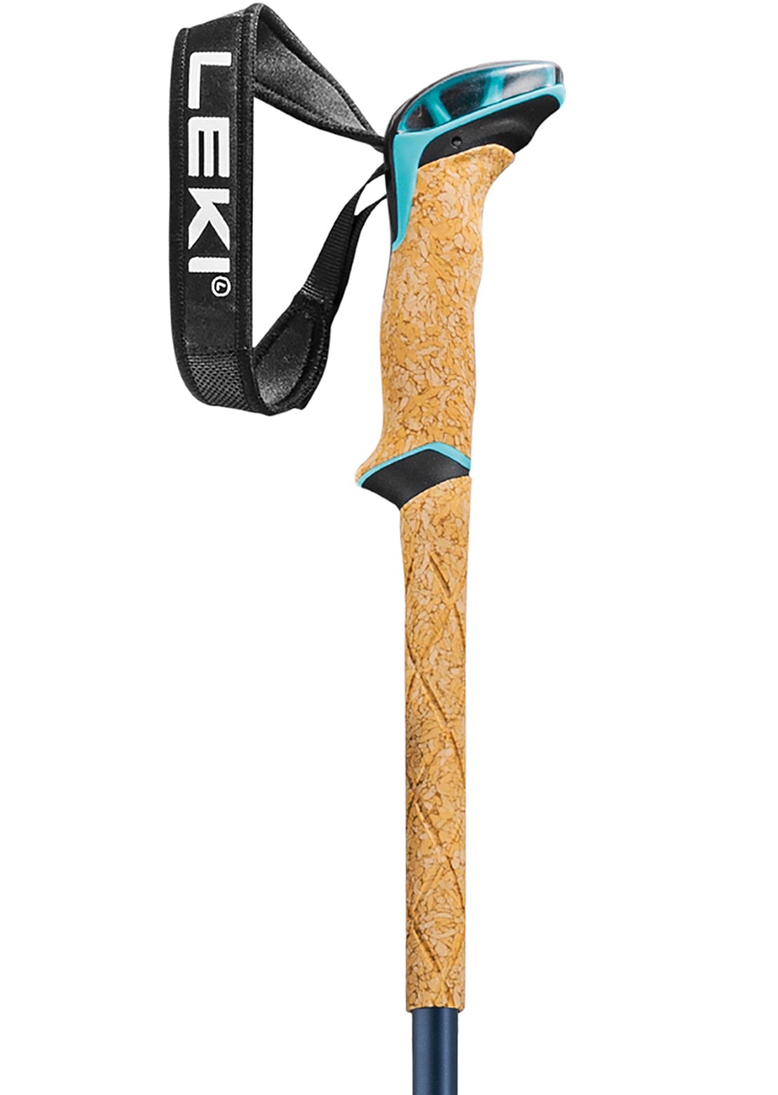 Leki Bernina Lite 2 Ski Poles Midnight Blue/Mint