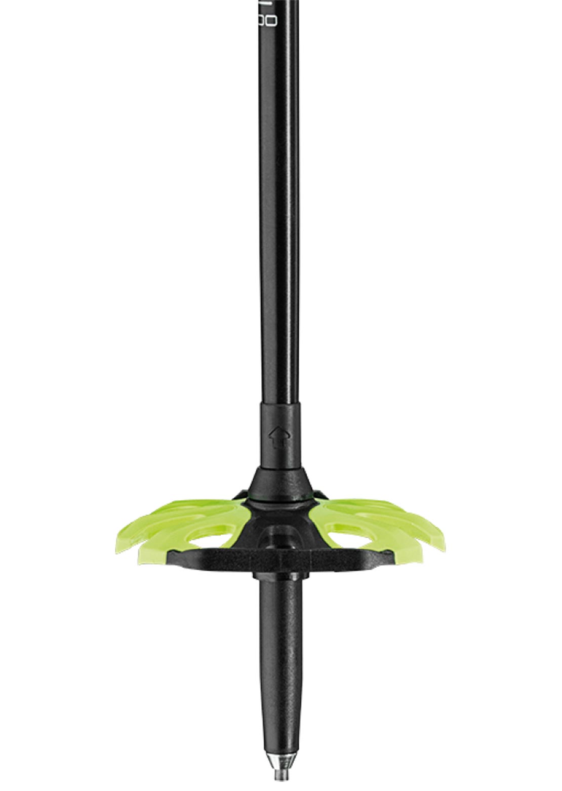 Leki Guide 2 Ski Poles Black/Neon Yellow