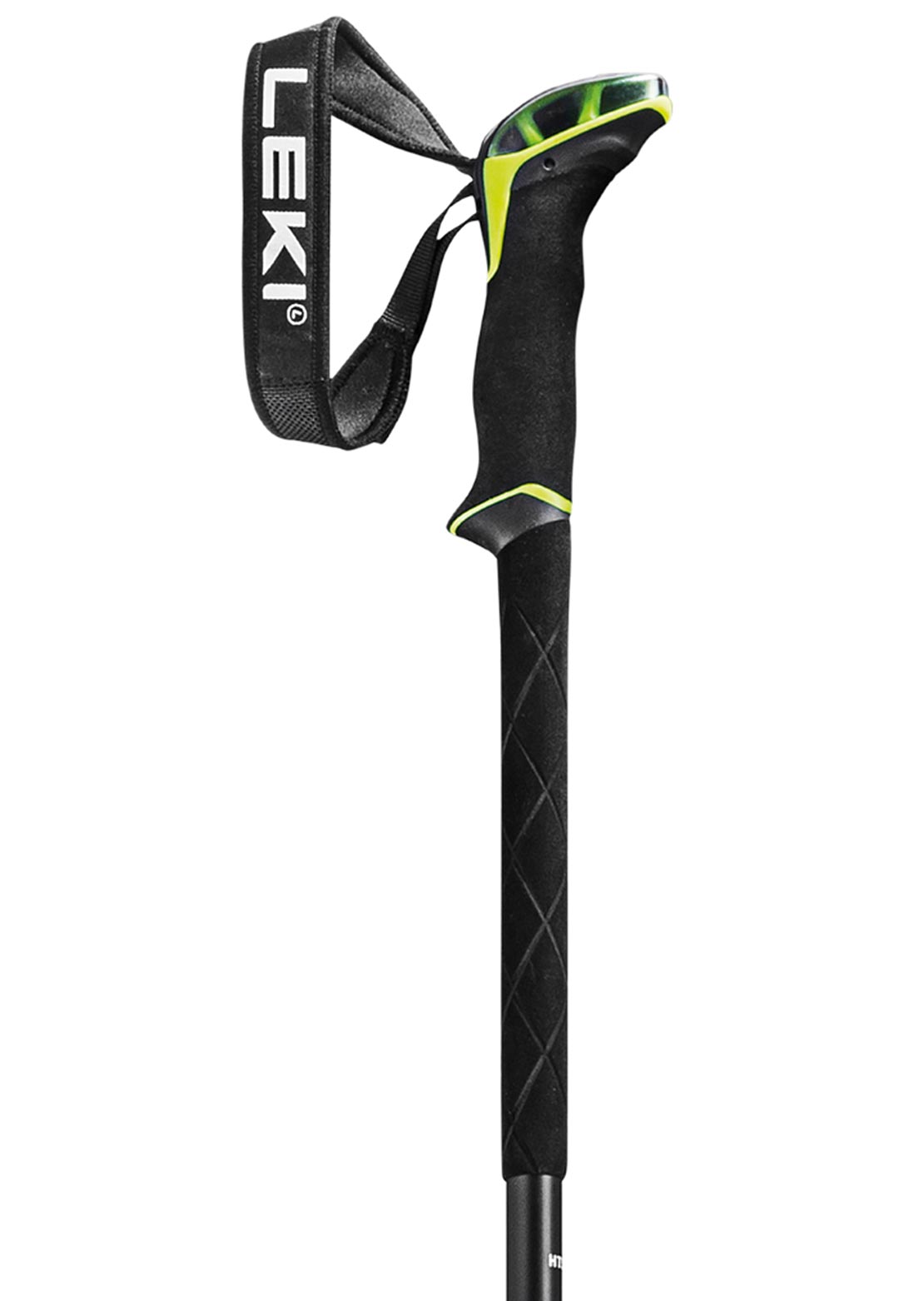 Leki Guide 2 Ski Poles Black/Neon Yellow