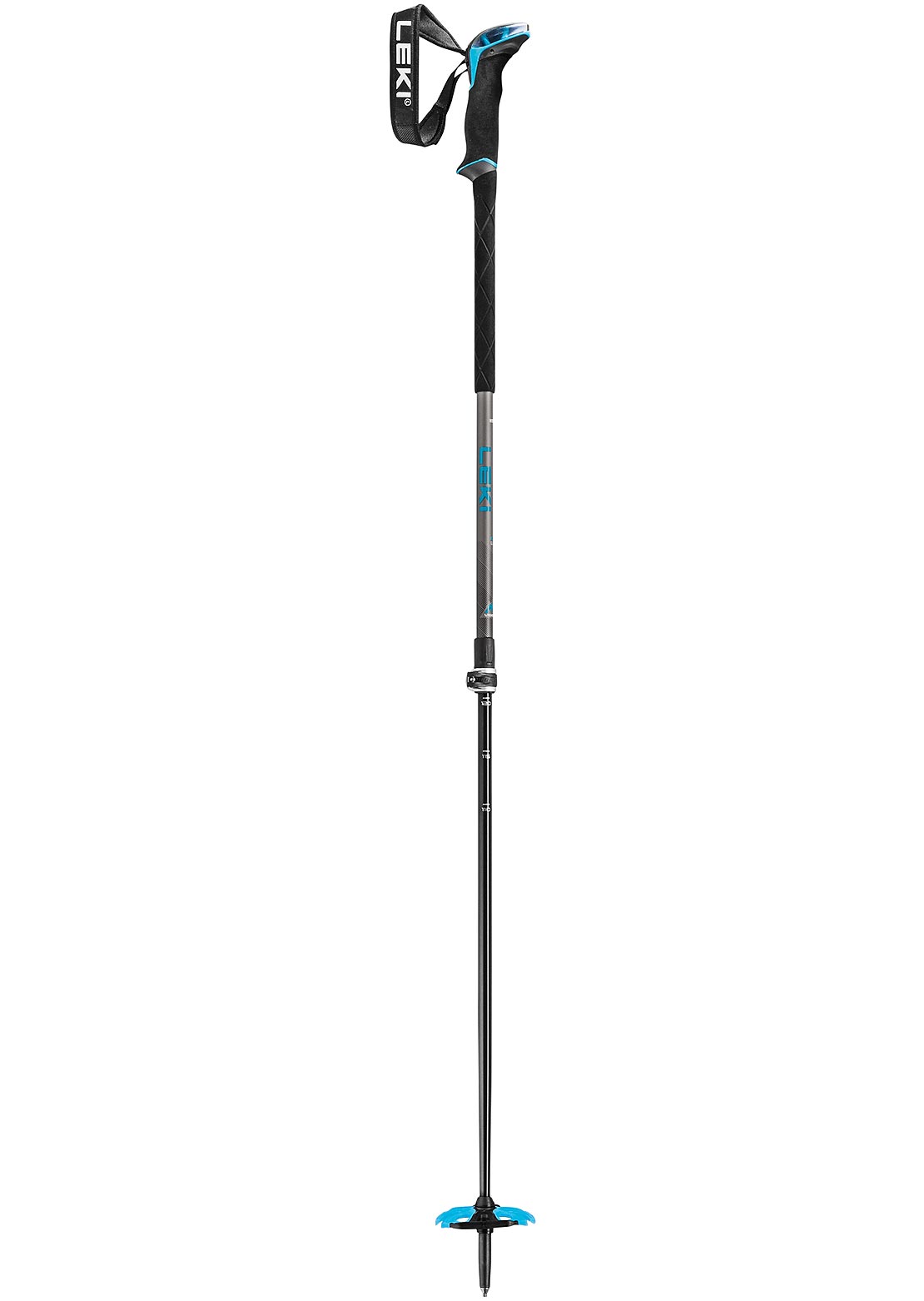 Leki Guide Lite 2 Ski Poles Black/Petrol