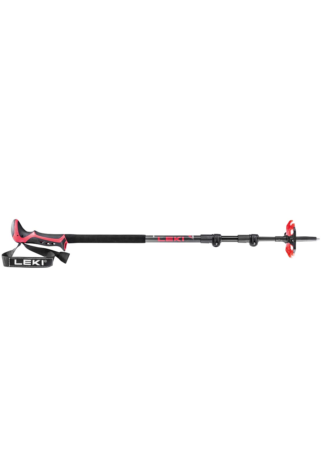Leki Haute Route 3 Ski Poles Anthracite/Red