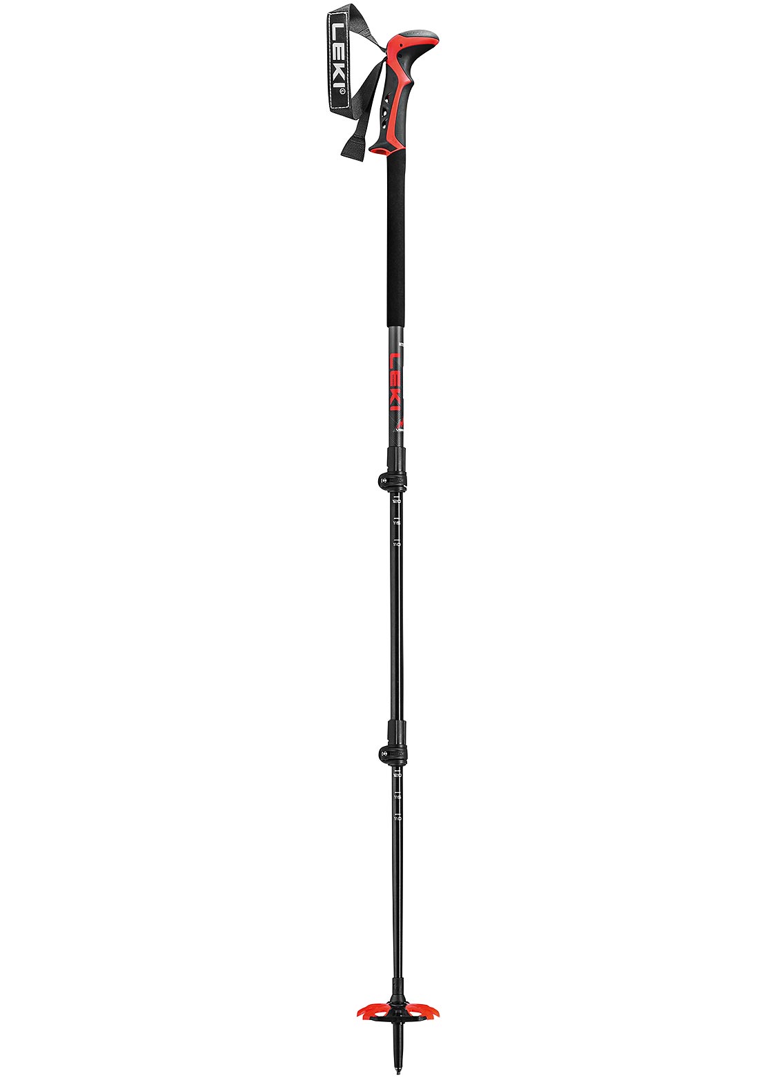Leki Haute Route 3 Ski Poles Anthracite/Red