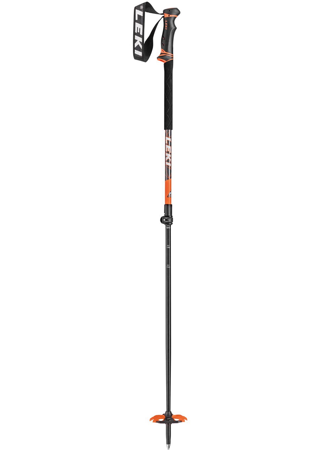 Leki Helicon Lite Ski Poles Anthracite/Neon Orange