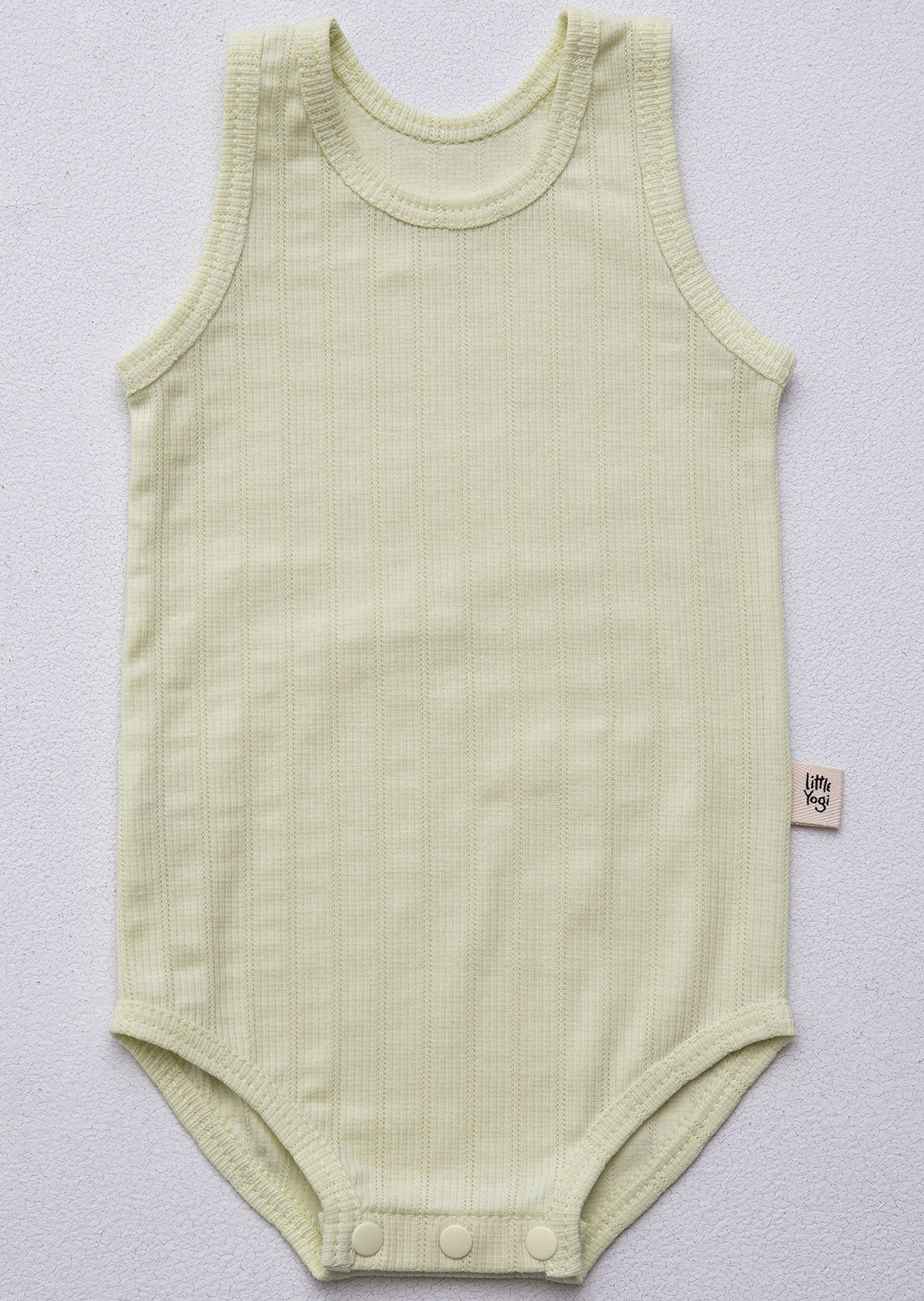 Little Yogi Toddler Lime Cream Onesie Lime