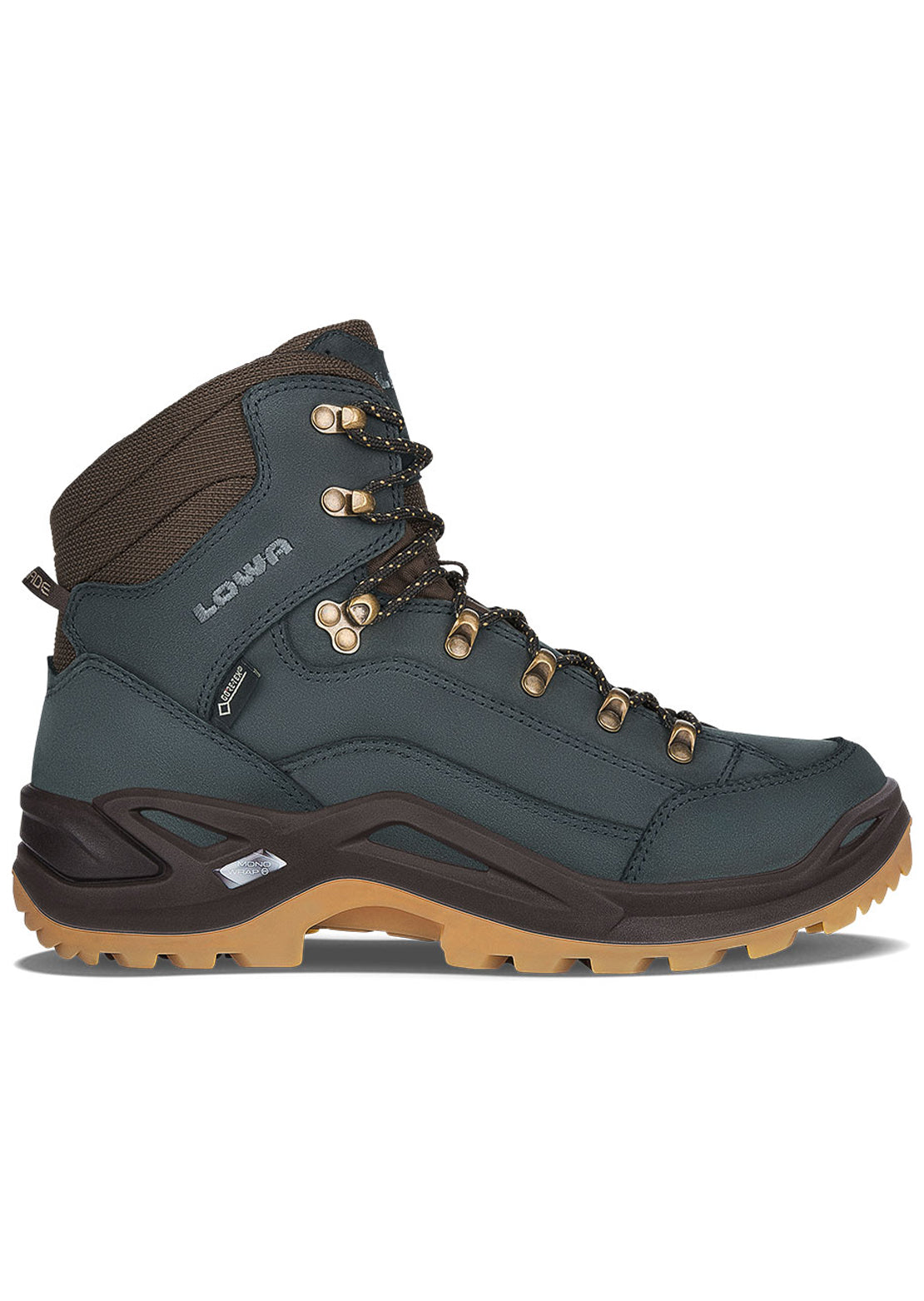 Lowa Men&#39;s Renegade GTX Mid Hiking Boots Navy/Honey