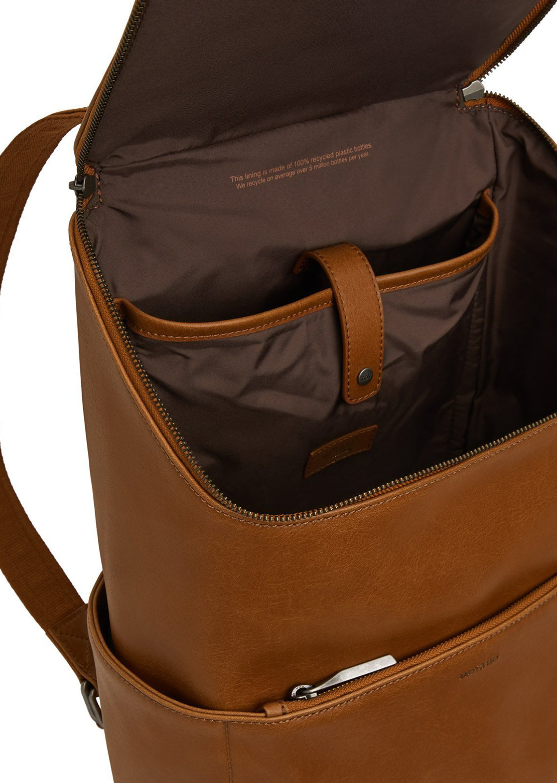 Matt &amp; Nat Dean Vintage Backpack Chili Matte Nickel