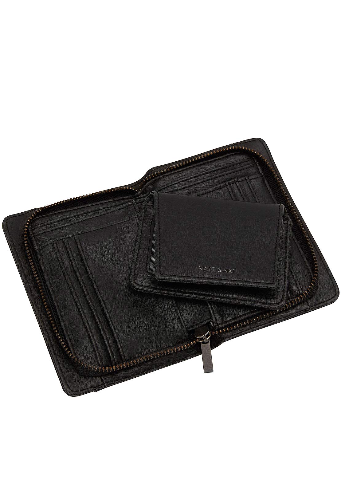 Matt &amp; Nat Webber Small Vintage Wallet Black