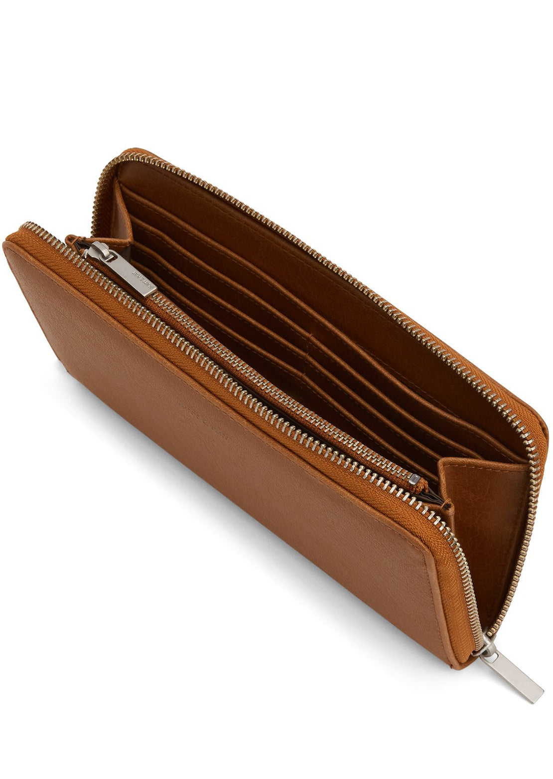 Matt &amp; Nat ELM Vintage Wallet Chili Matte Nickel